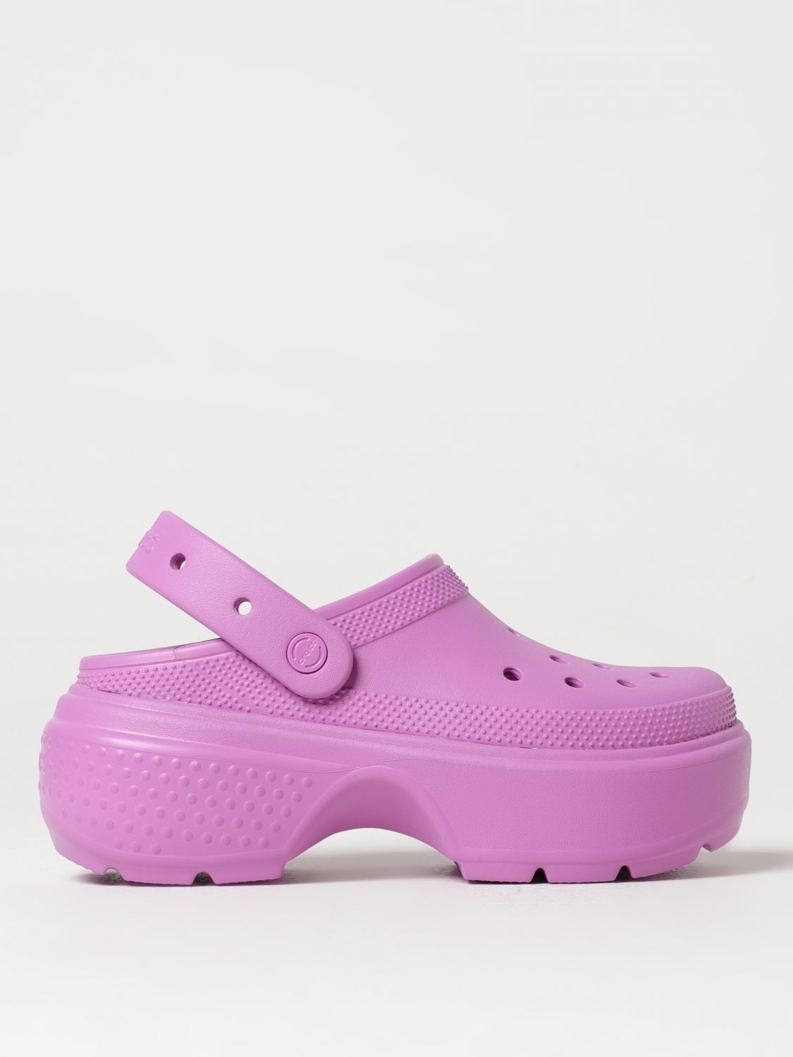 Crocs Flat Sandals CROCS Woman colour Baby Pink