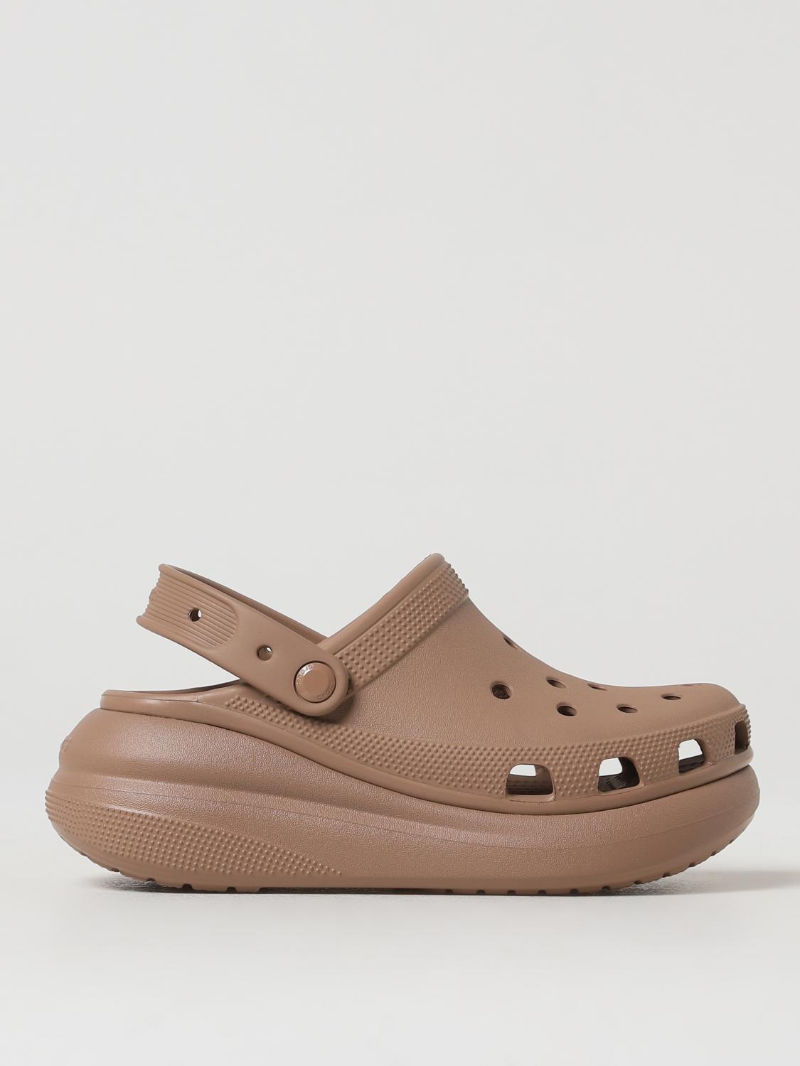 Crocs Flat Sandals CROCS Woman color Brown