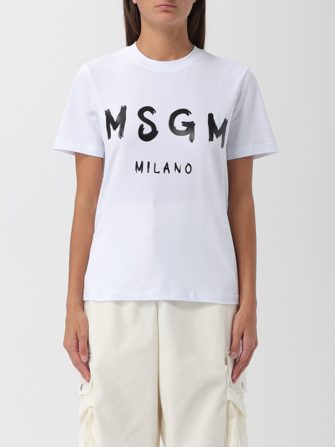 Msgm T-Shirt MSGM Woman colour White