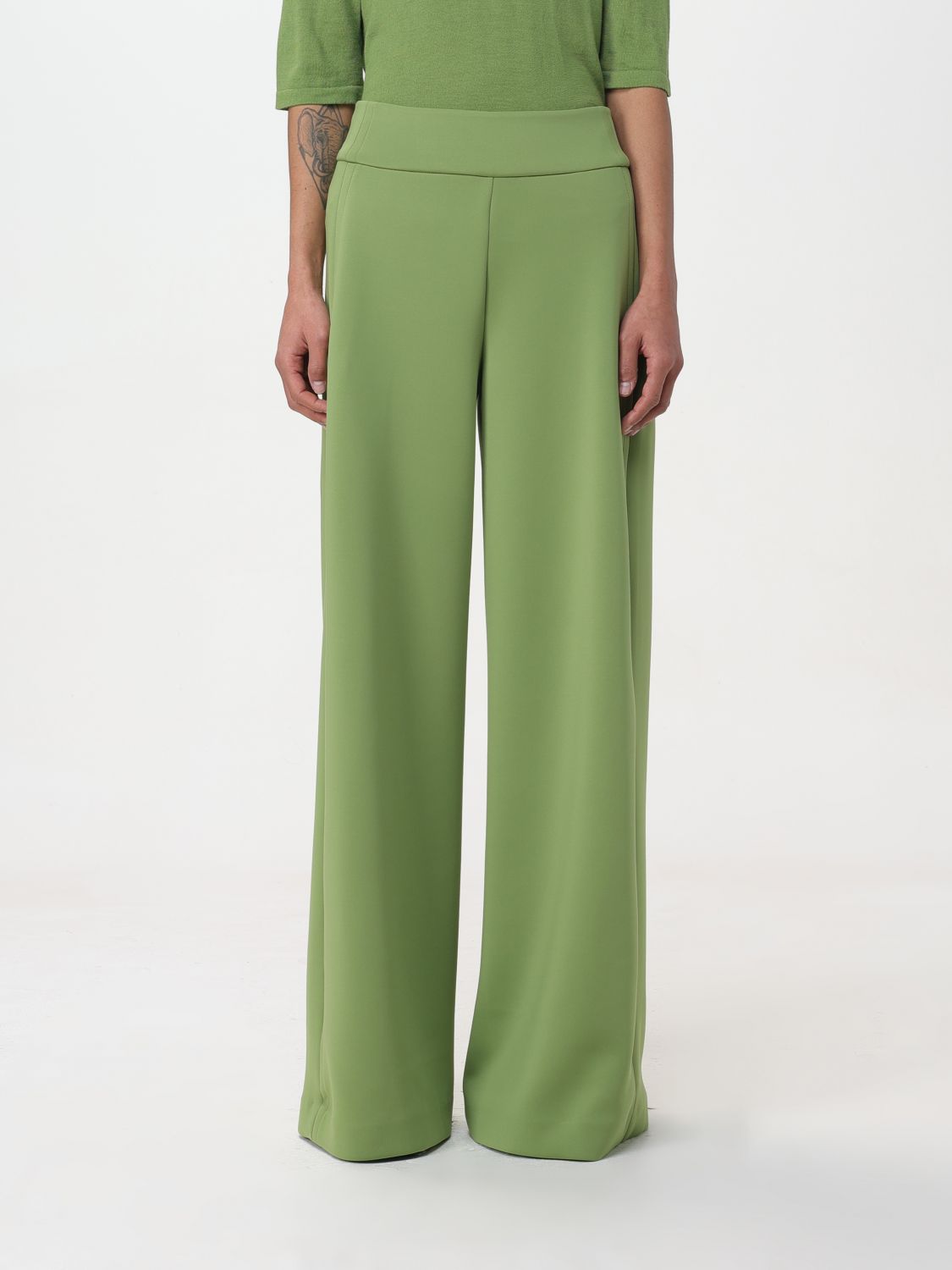 Max Mara Leisure Trousers MAX MARA LEISURE Woman colour Green