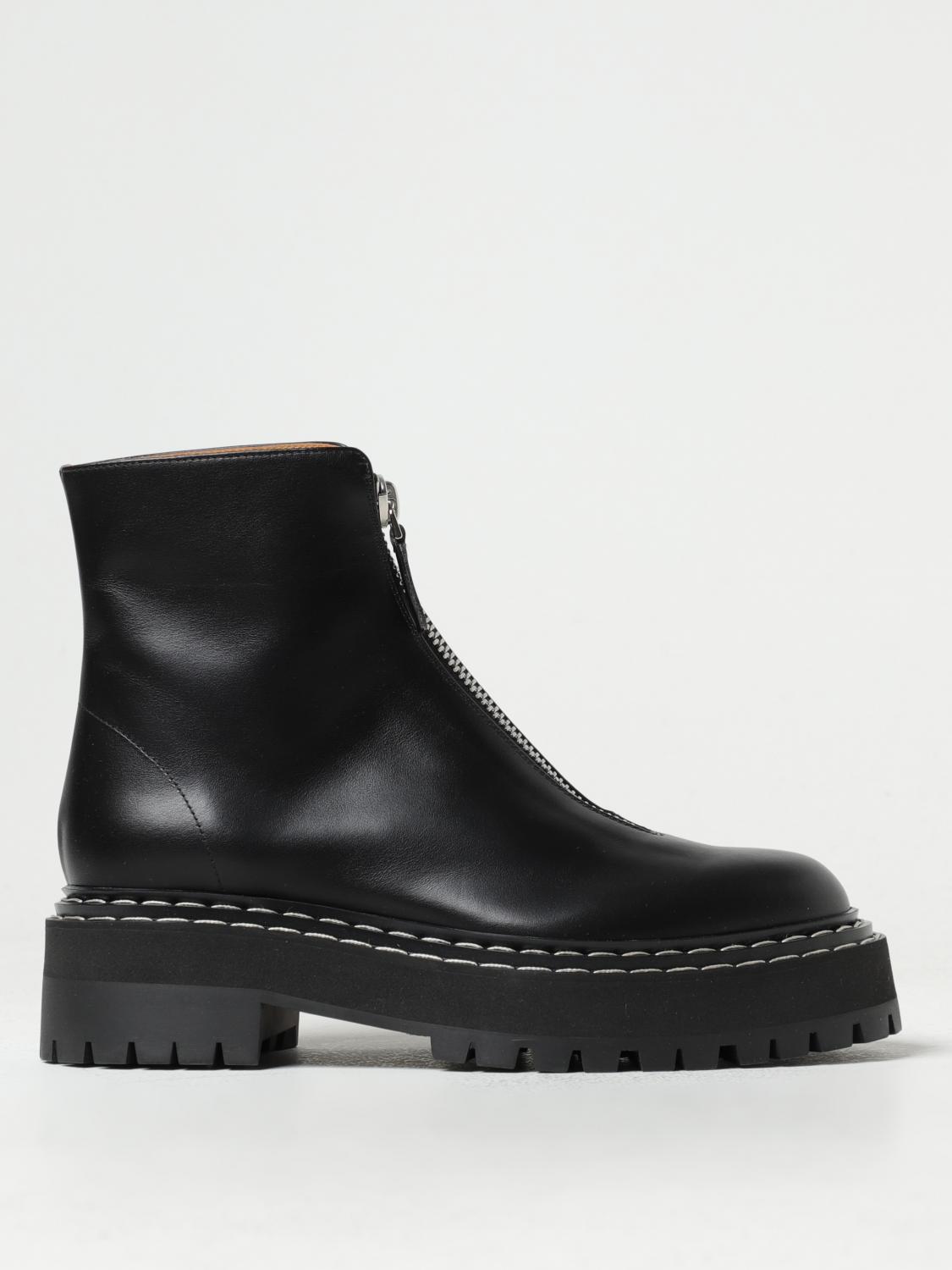 Proenza Schouler Flat Ankle Boots PROENZA SCHOULER Woman colour Black