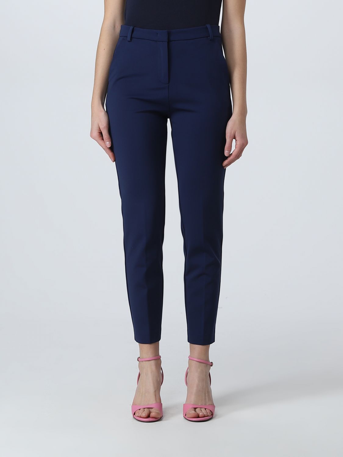 Pinko Trousers PINKO Woman colour Blue