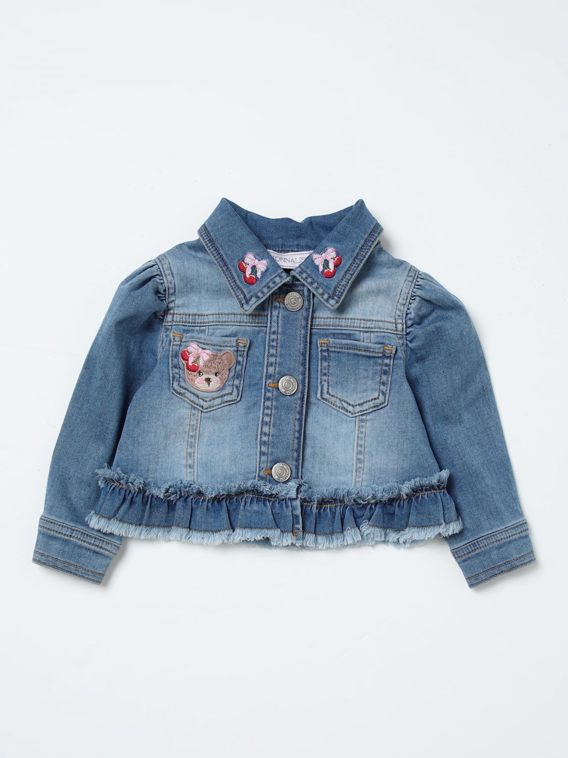 Monnalisa Jacket MONNALISA Kids color Denim