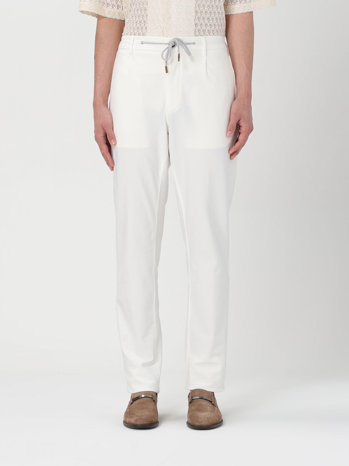 Eleventy Trousers ELEVENTY Men colour White