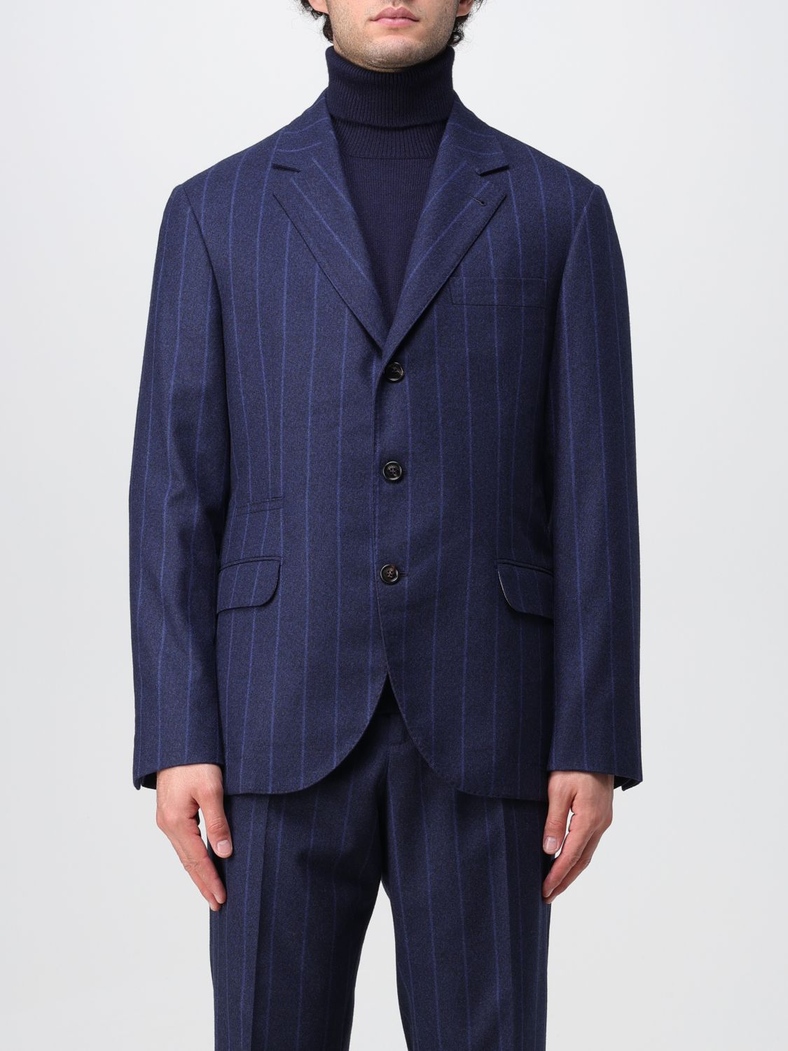 Brunello Cucinelli Blazer BRUNELLO CUCINELLI Men colour Blue