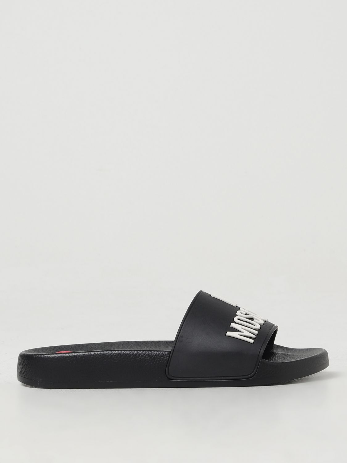 Love Moschino Flat Sandals LOVE MOSCHINO Woman colour Black