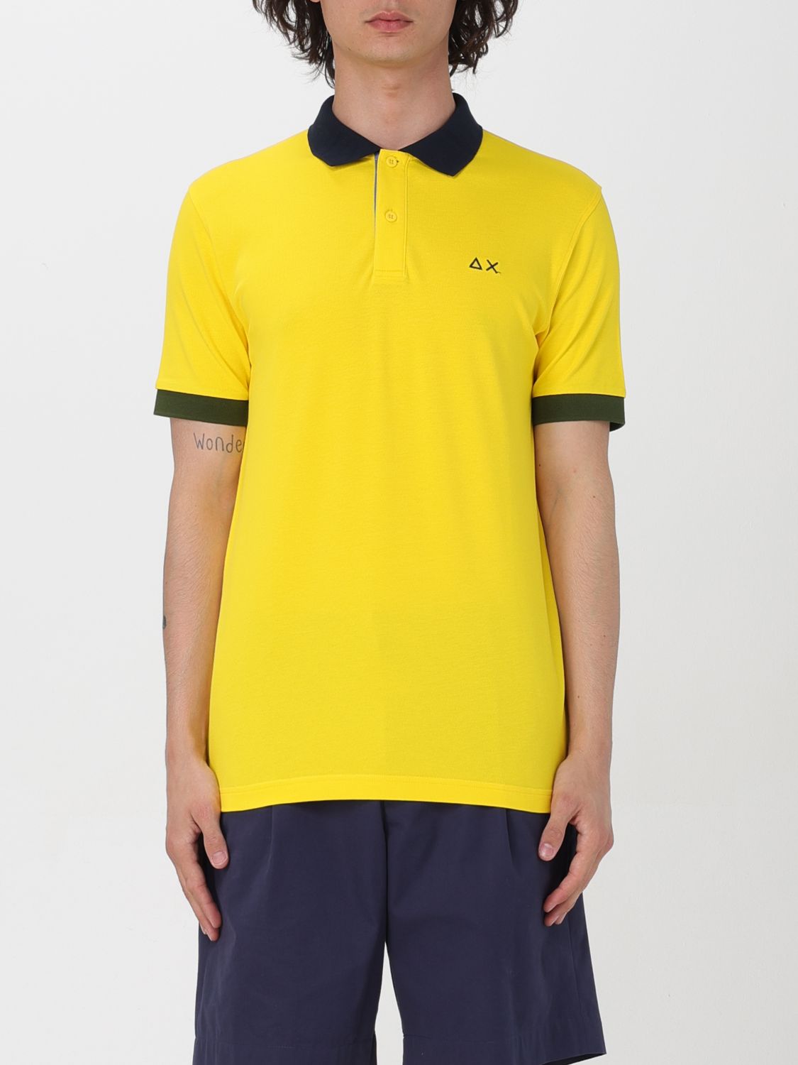  Polo Shirt SUN 68 Men colour Yellow