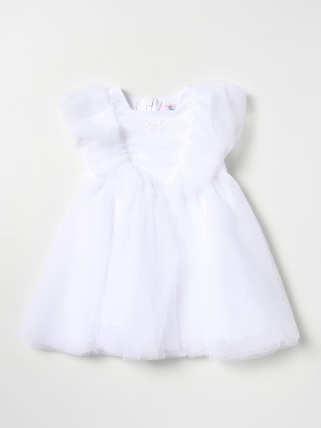 CHIARA FERRAGNI Romper CHIARA FERRAGNI Kids colour White