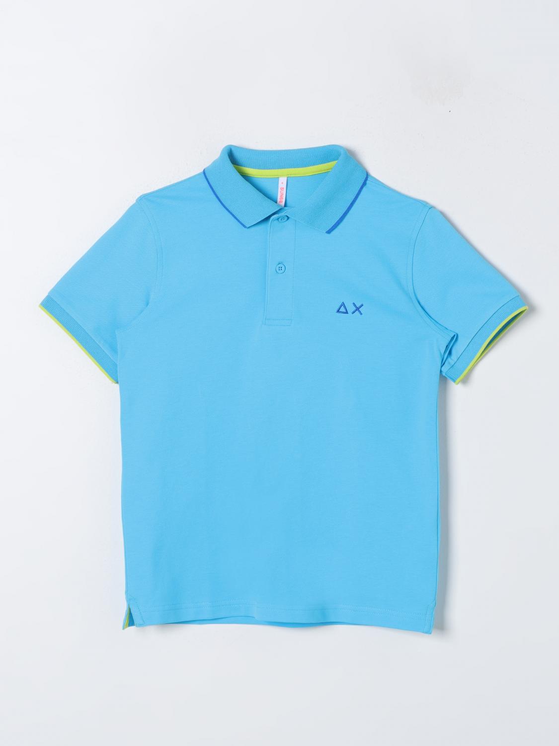  Polo Shirt SUN 68 Kids colour Turquoise