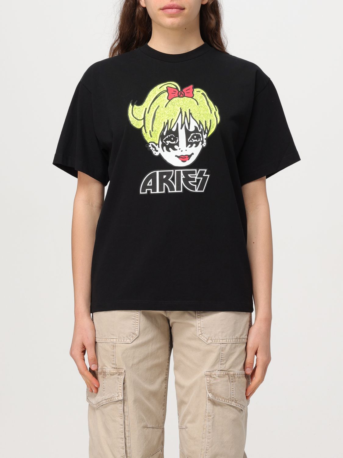 Aries T-Shirt ARIES Woman colour Black