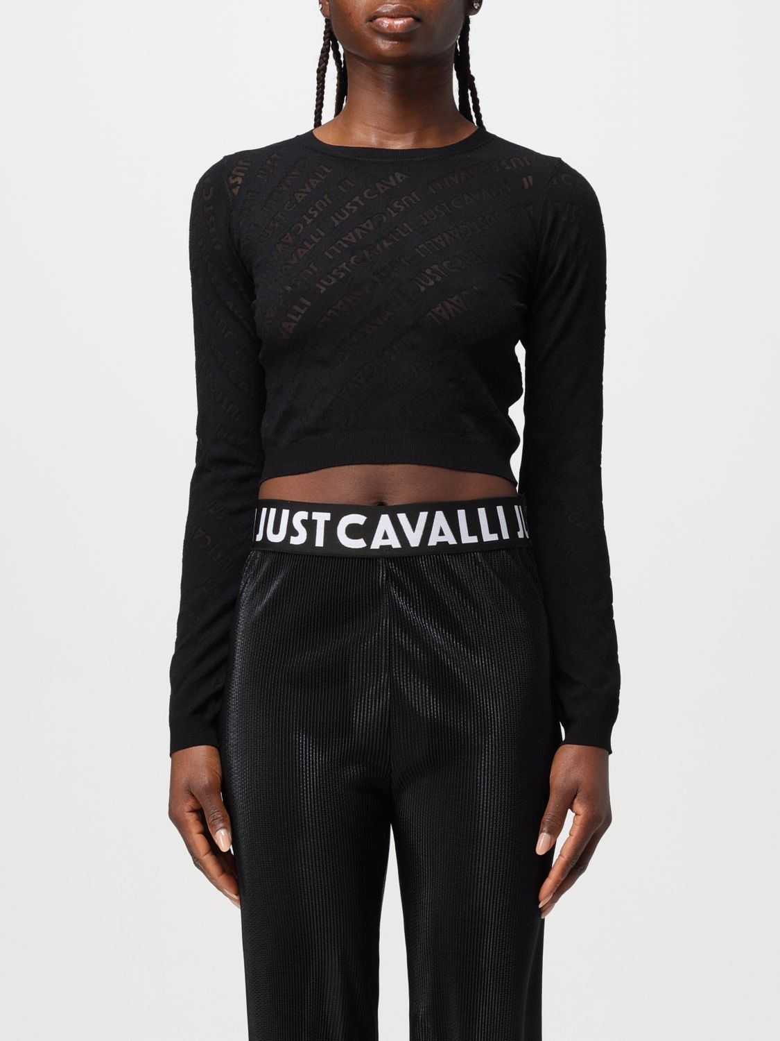 Just Cavalli Top JUST CAVALLI Woman colour Black