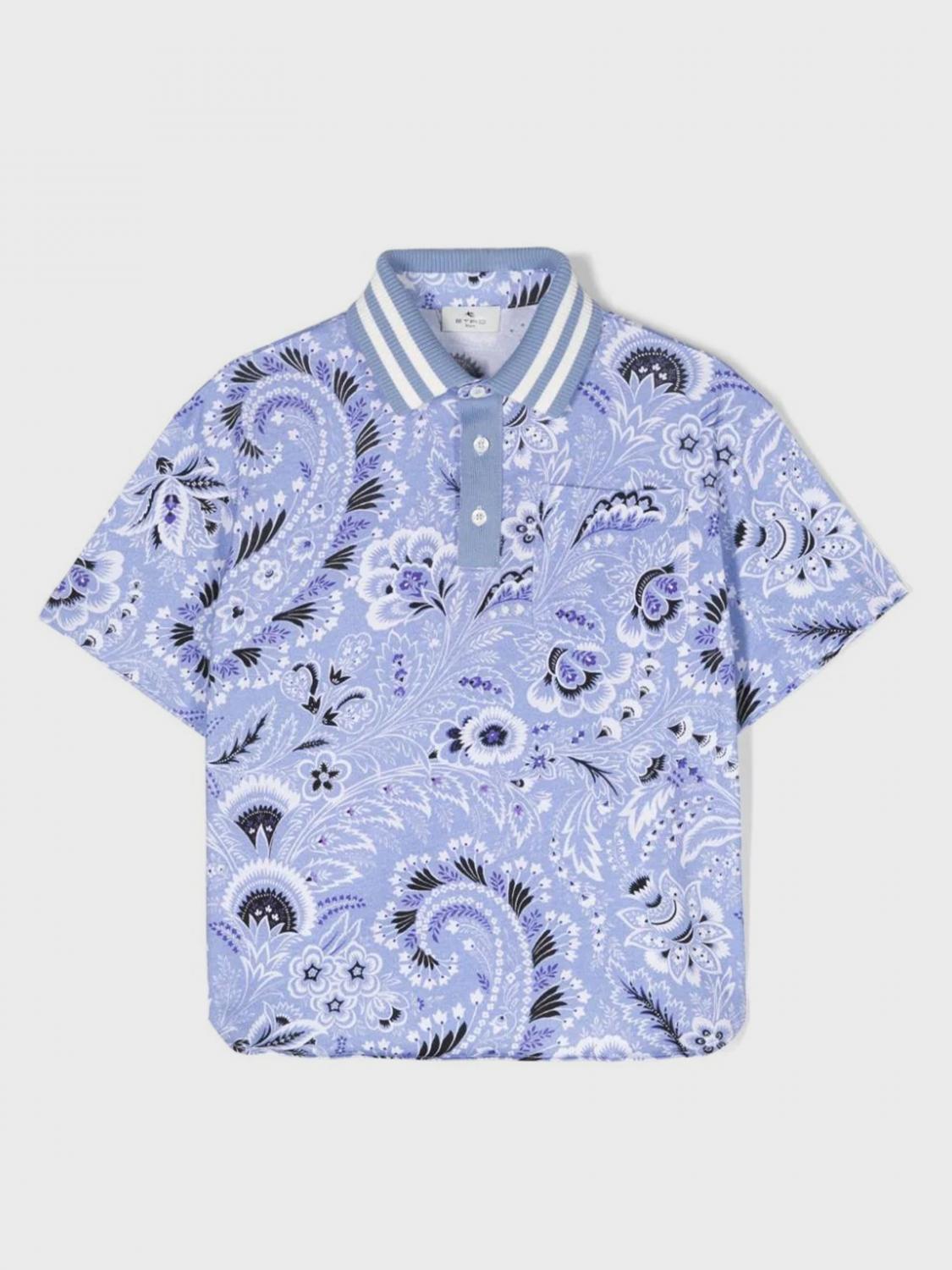 Etro Polo Shirt ETRO Kids color Blue