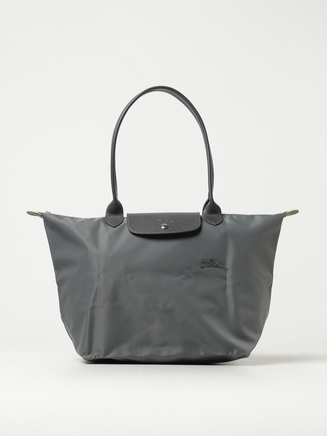  Longchamp Le Pliage recycled nylon and leather bag