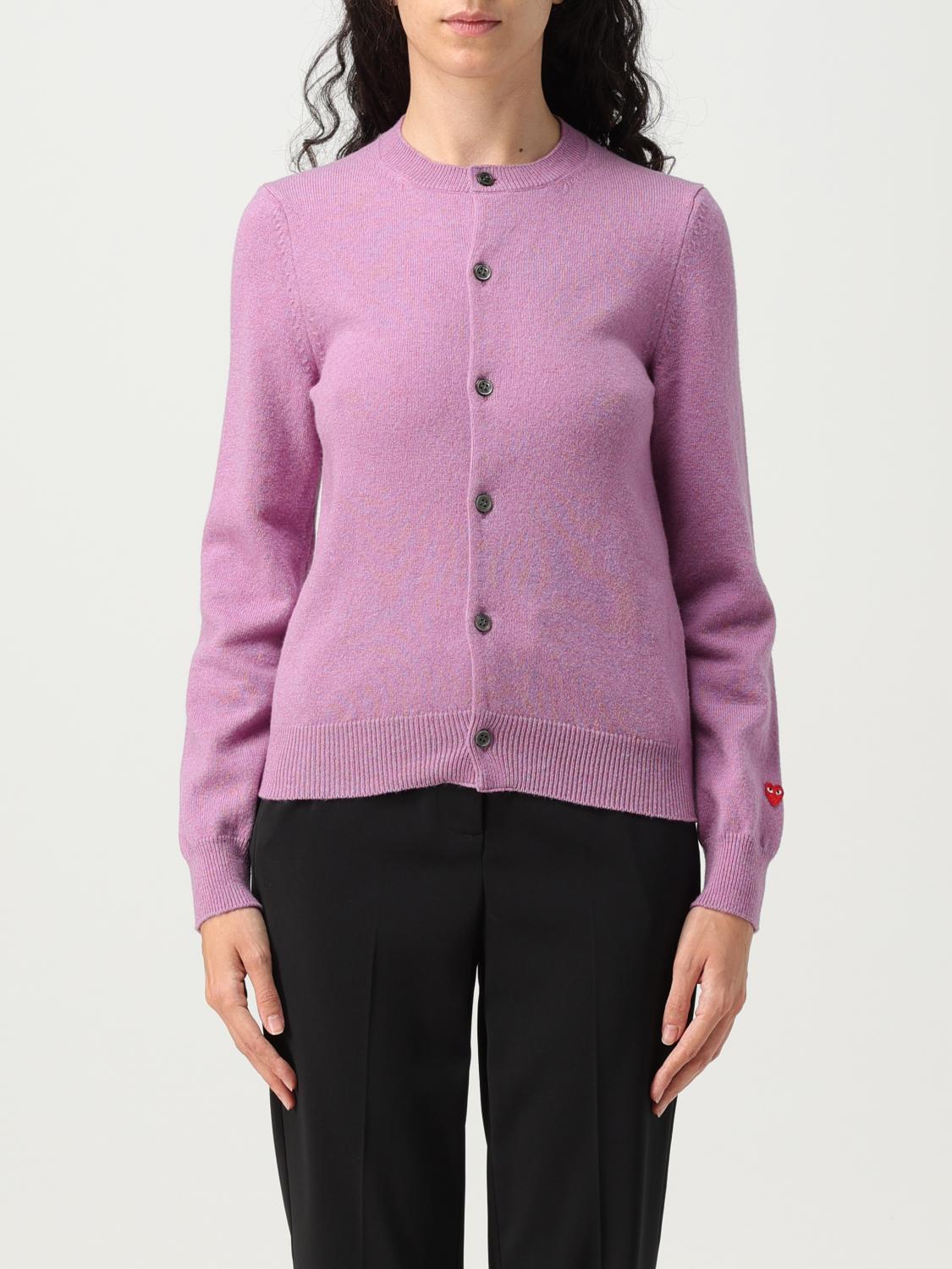 Comme Des Garçons Play Jumper COMME DES GARCONS PLAY Woman colour Violet