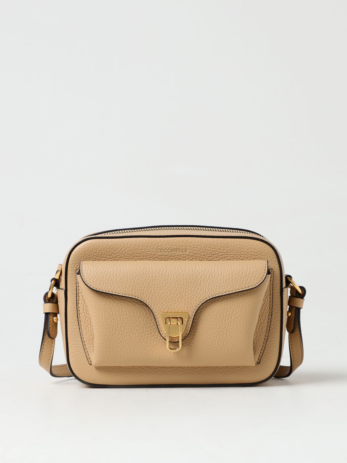 Coccinelle Crossbody Bags COCCINELLE Woman colour Beige