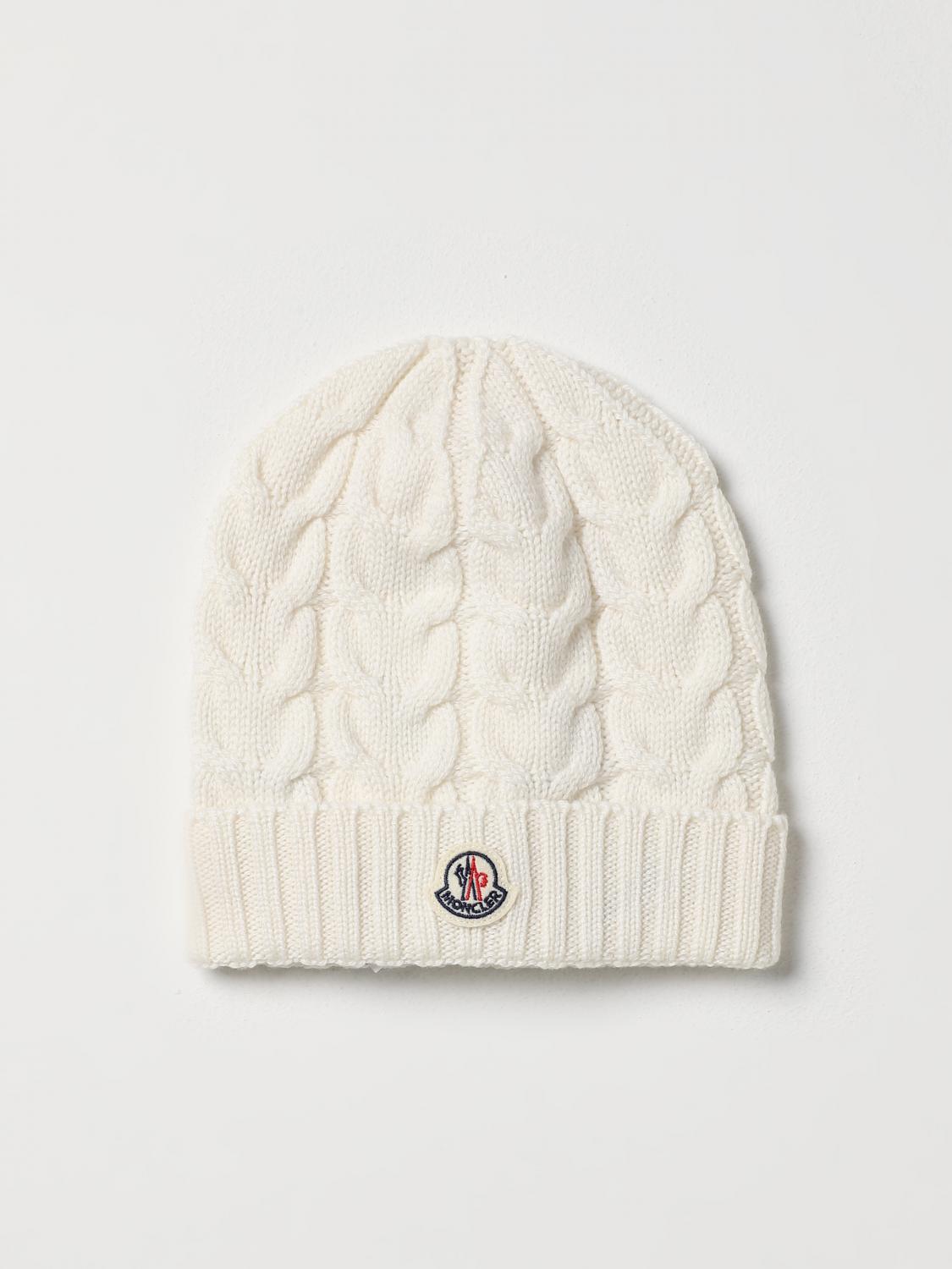 Moncler Hat MONCLER Kids colour White