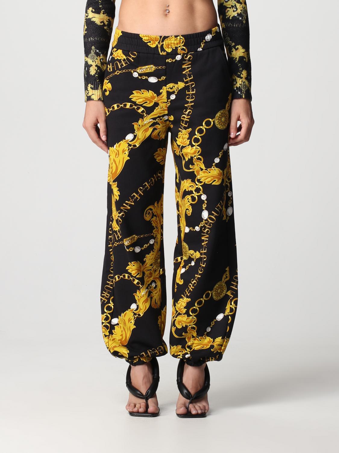 Versace Jeans Couture Trousers VERSACE JEANS COUTURE Woman colour Black