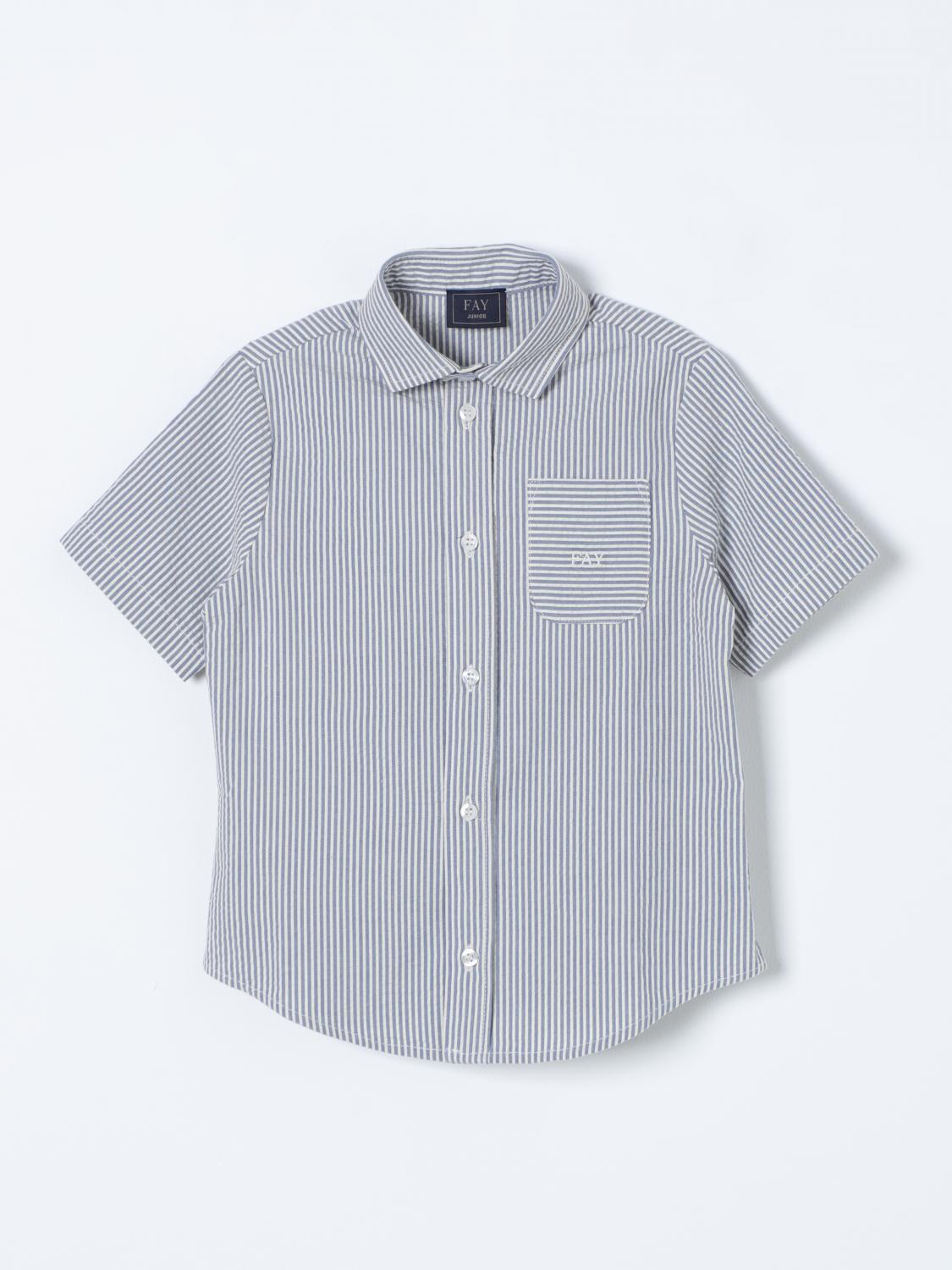 Fay Junior Shirt FAY JUNIOR Kids color Avion