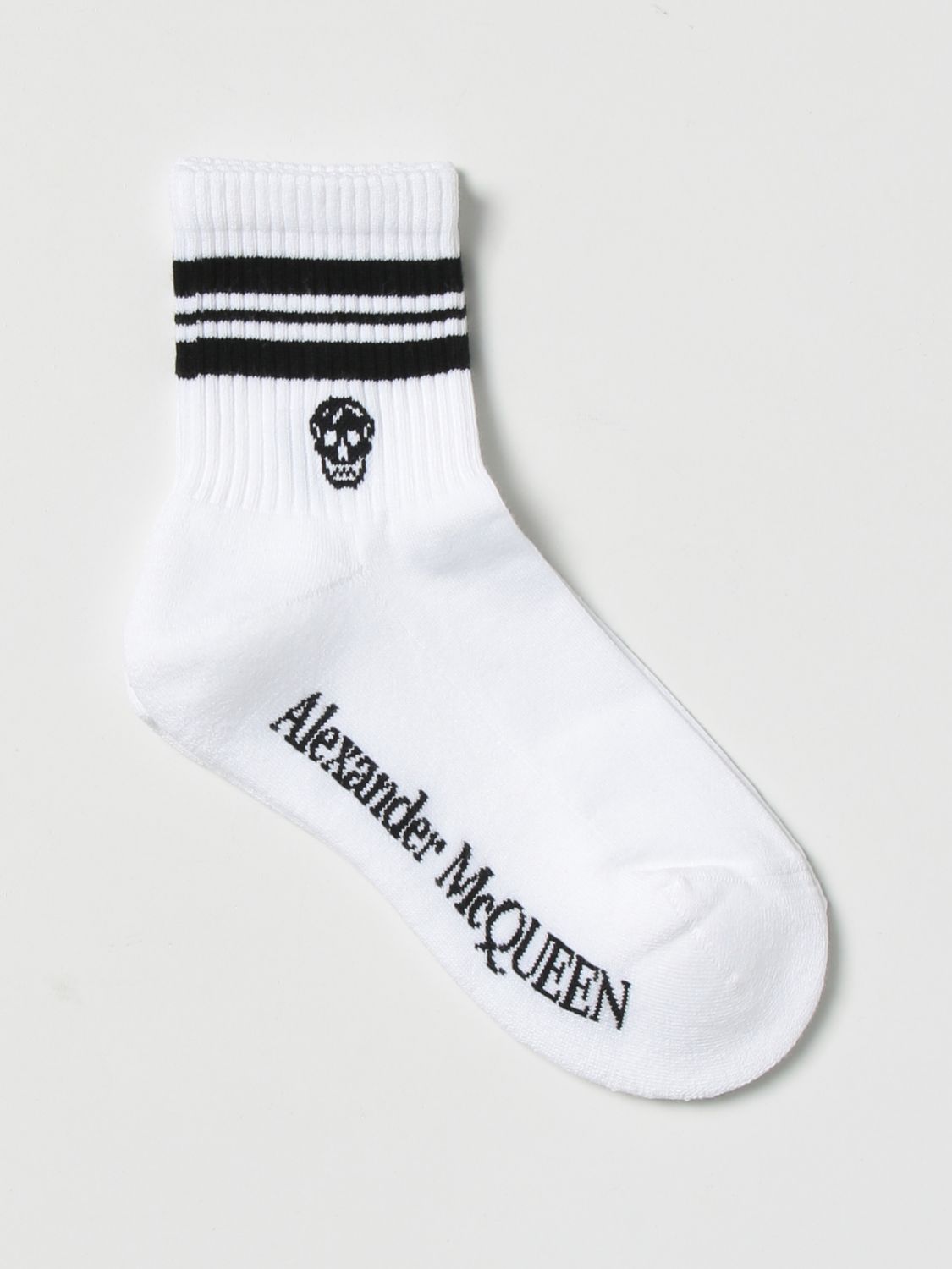 Alexander McQueen Socks ALEXANDER MCQUEEN Woman colour White