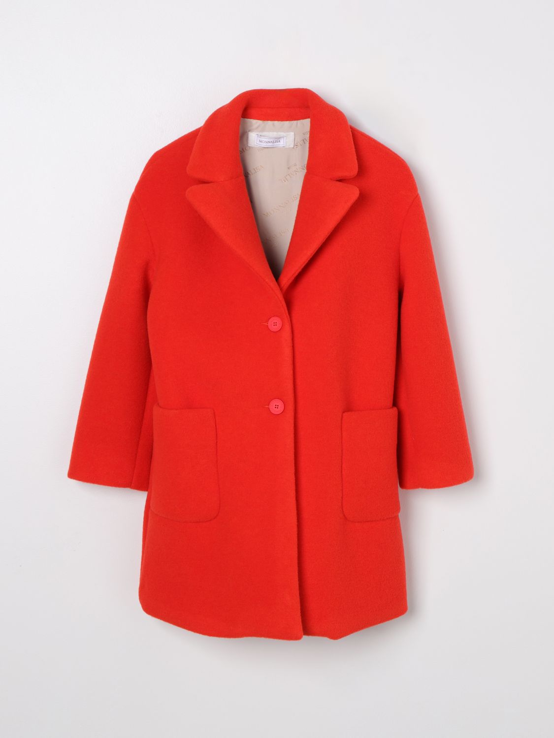 Monnalisa Coat MONNALISA Kids colour Orange