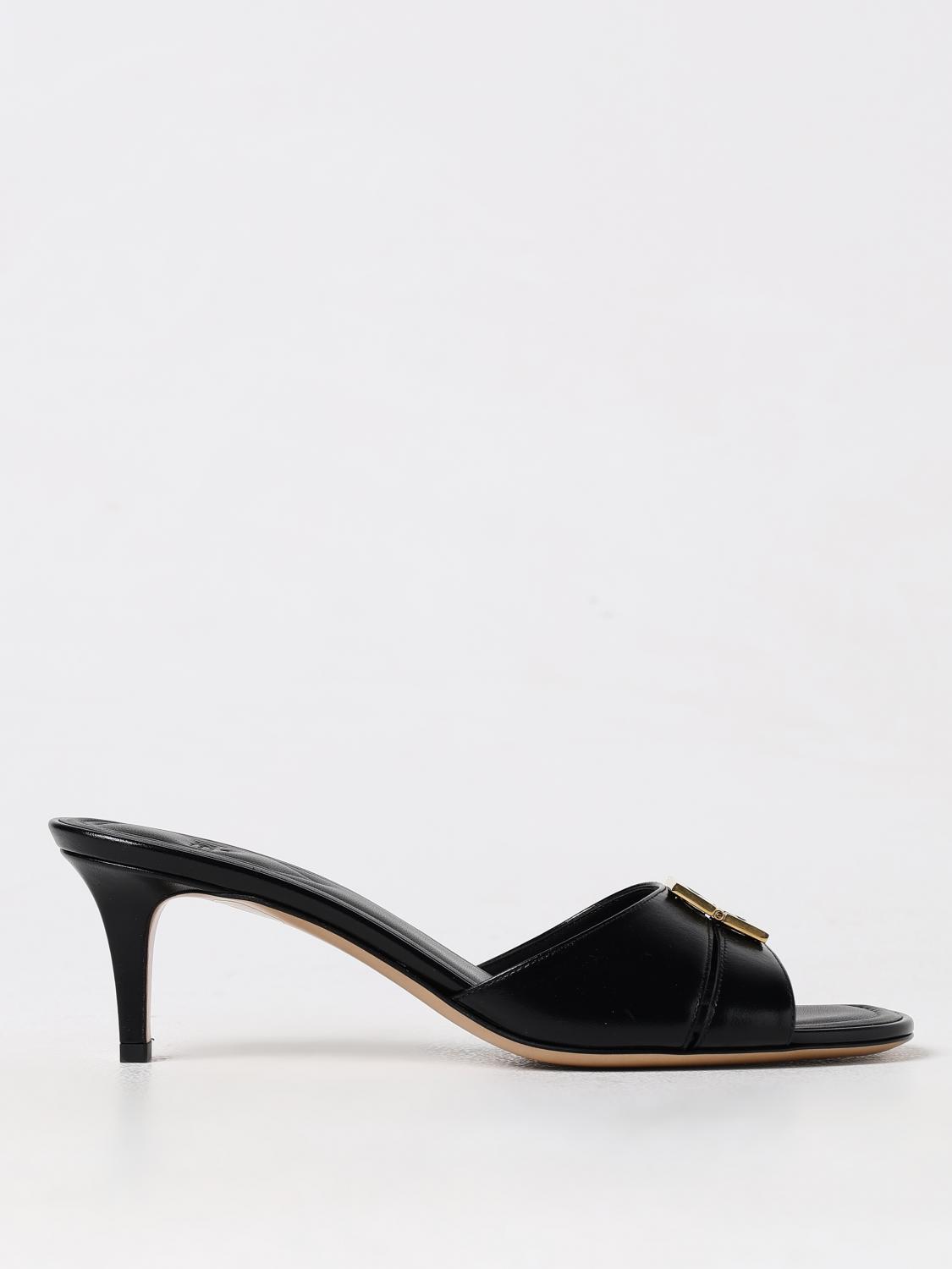 FENDI Heeled Sandals FENDI Woman color Black