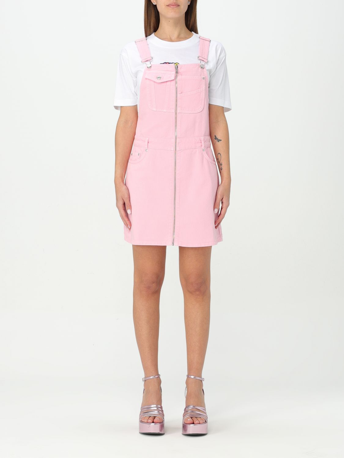 Moschino Jeans Dress MOSCHINO JEANS Woman colour Pink