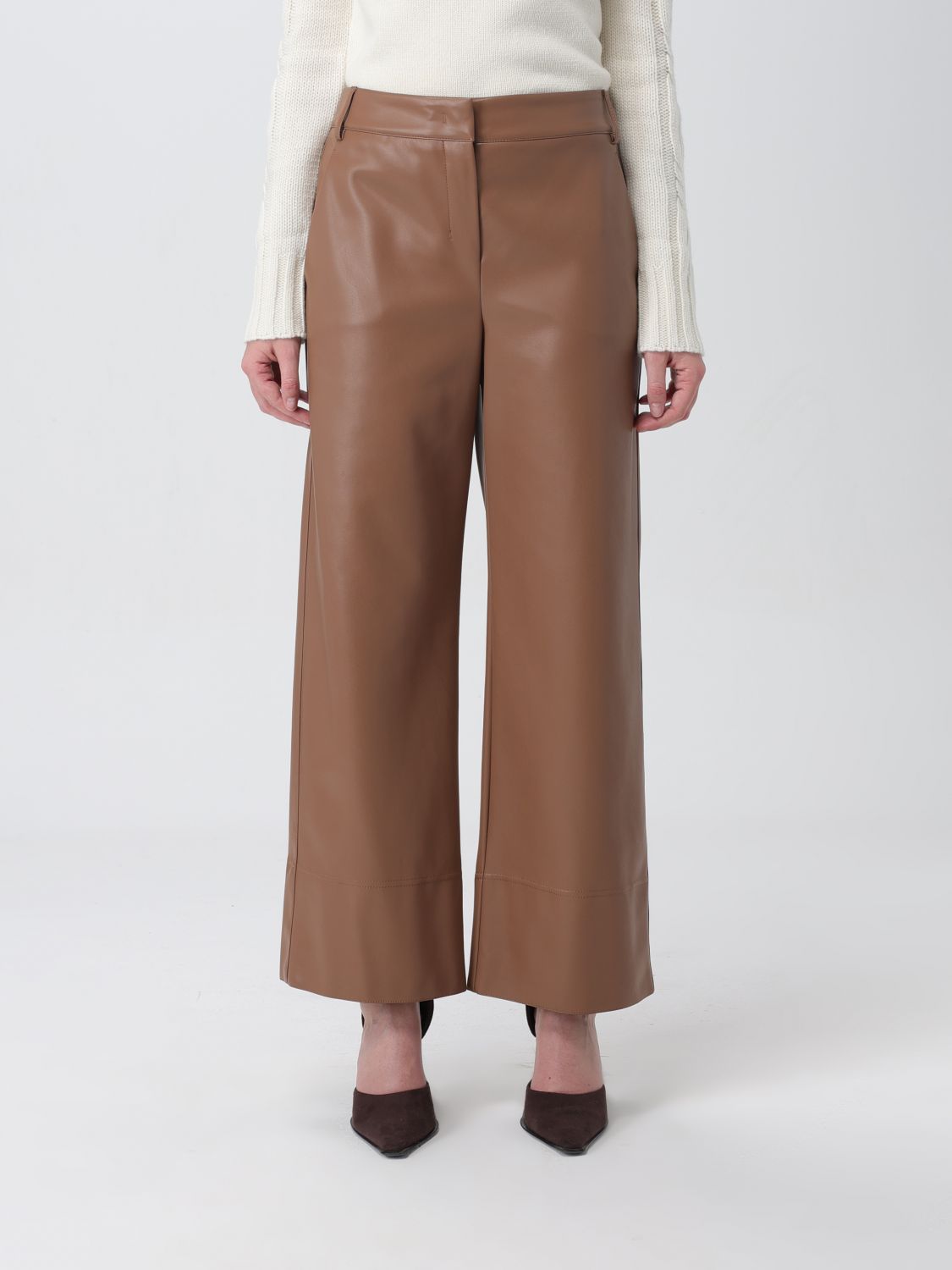  Trousers 'S MAX MARA Woman colour Brown