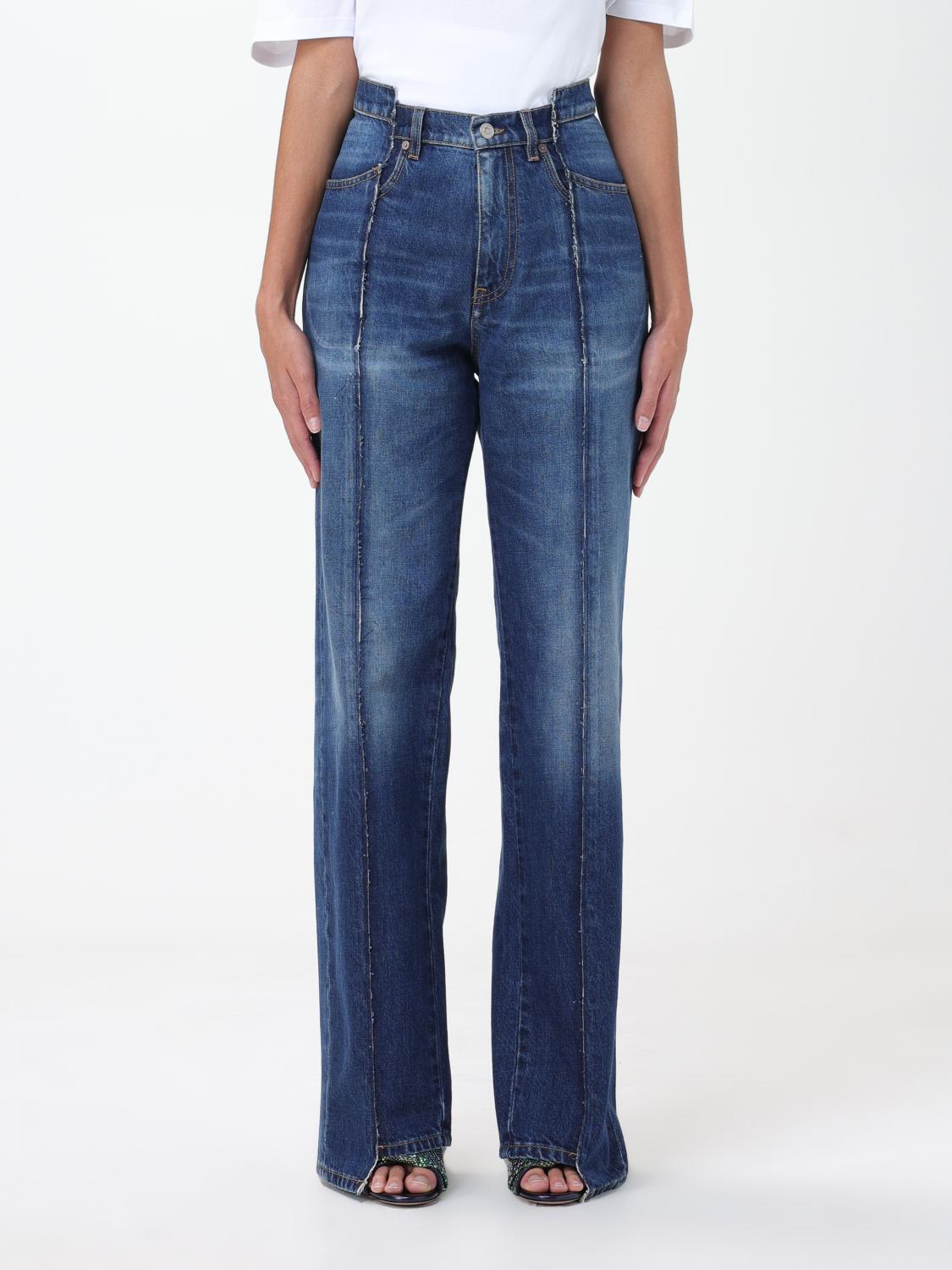 Victoria Victoria Beckham Trousers VICTORIA VICTORIA BECKHAM Woman colour Denim