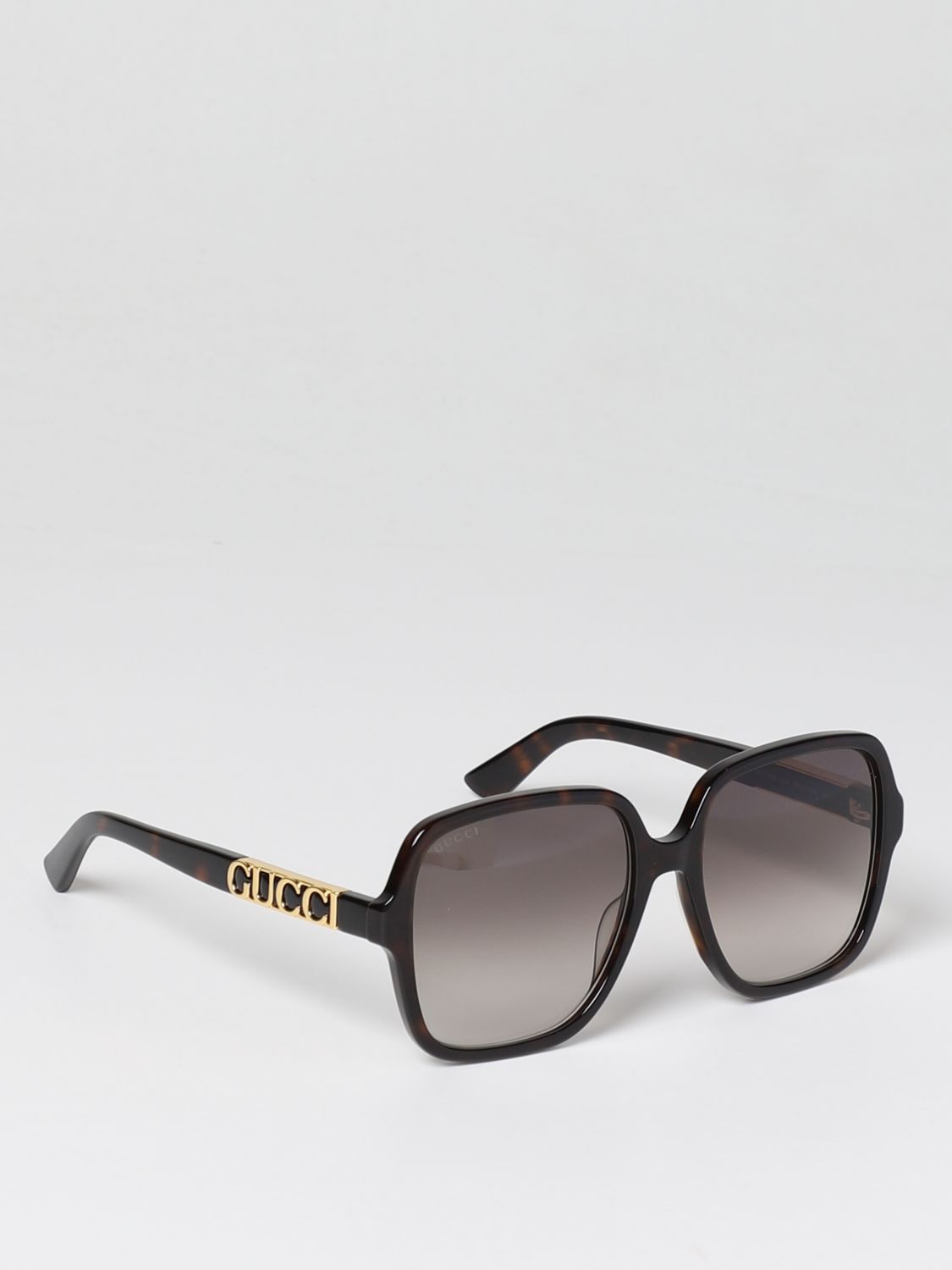 Gucci Sunglasses GUCCI Woman colour Brown