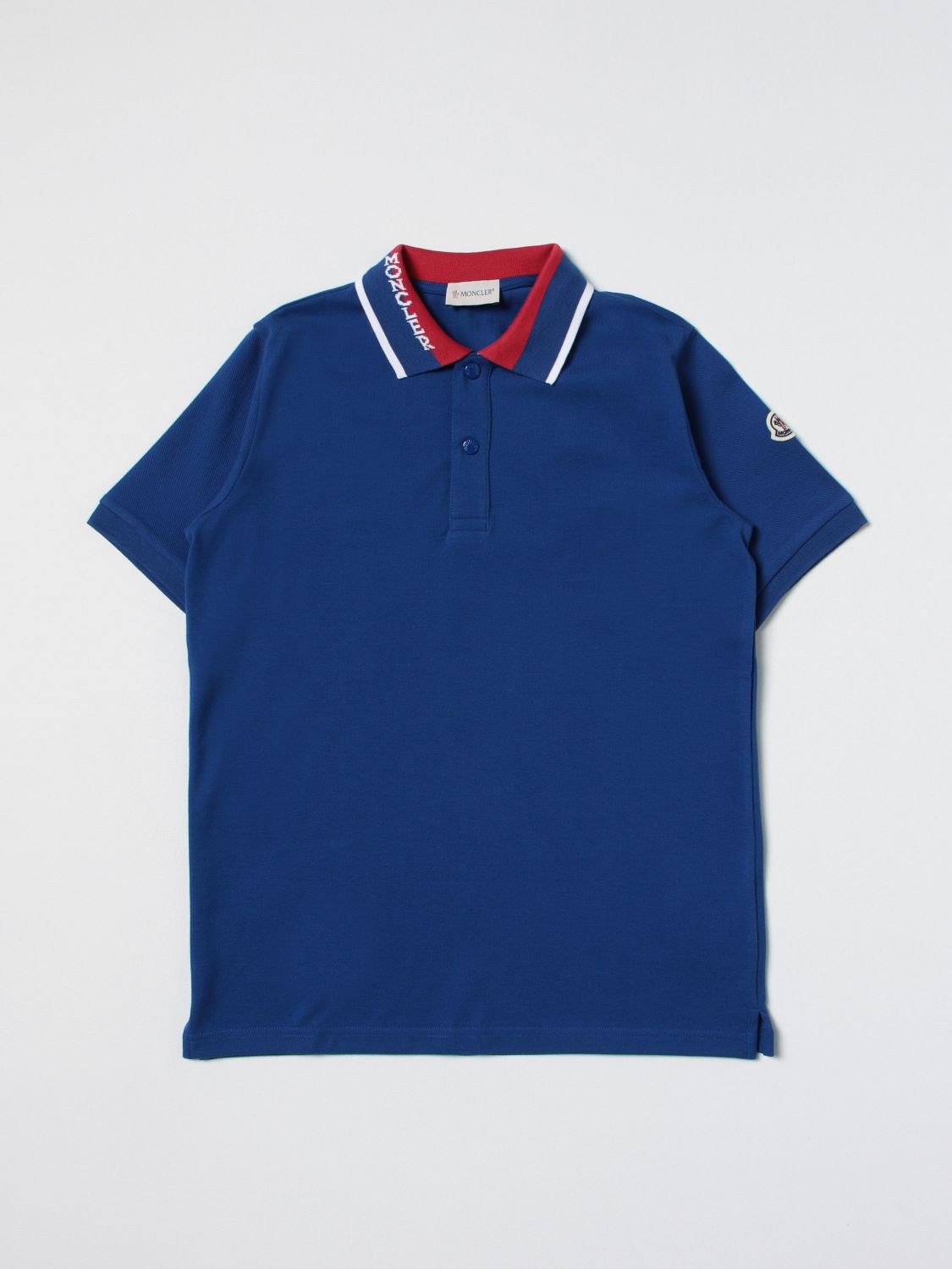 Moncler Polo Shirt MONCLER Kids colour Blue