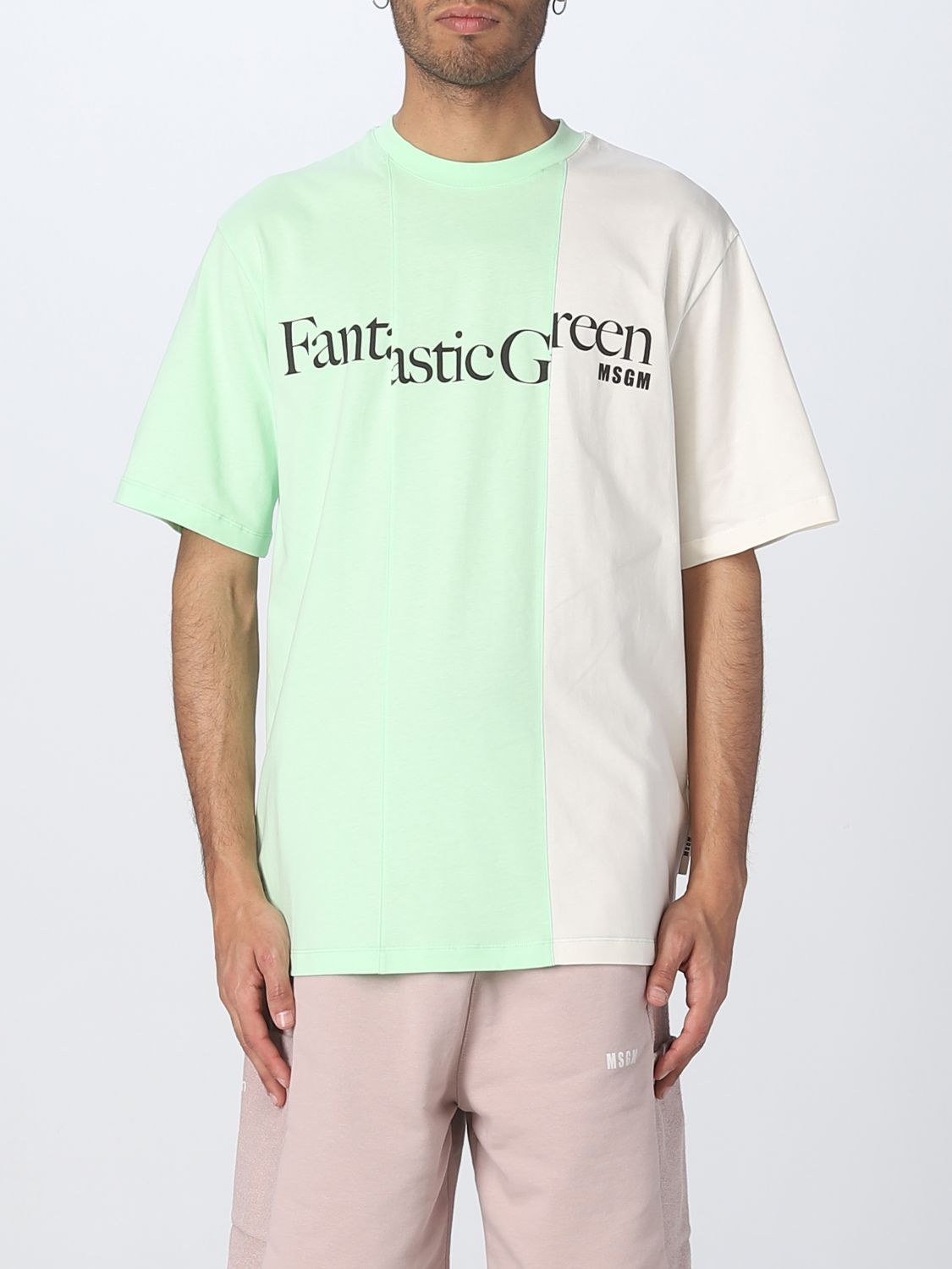 Msgm T-Shirt MSGM Men colour Green