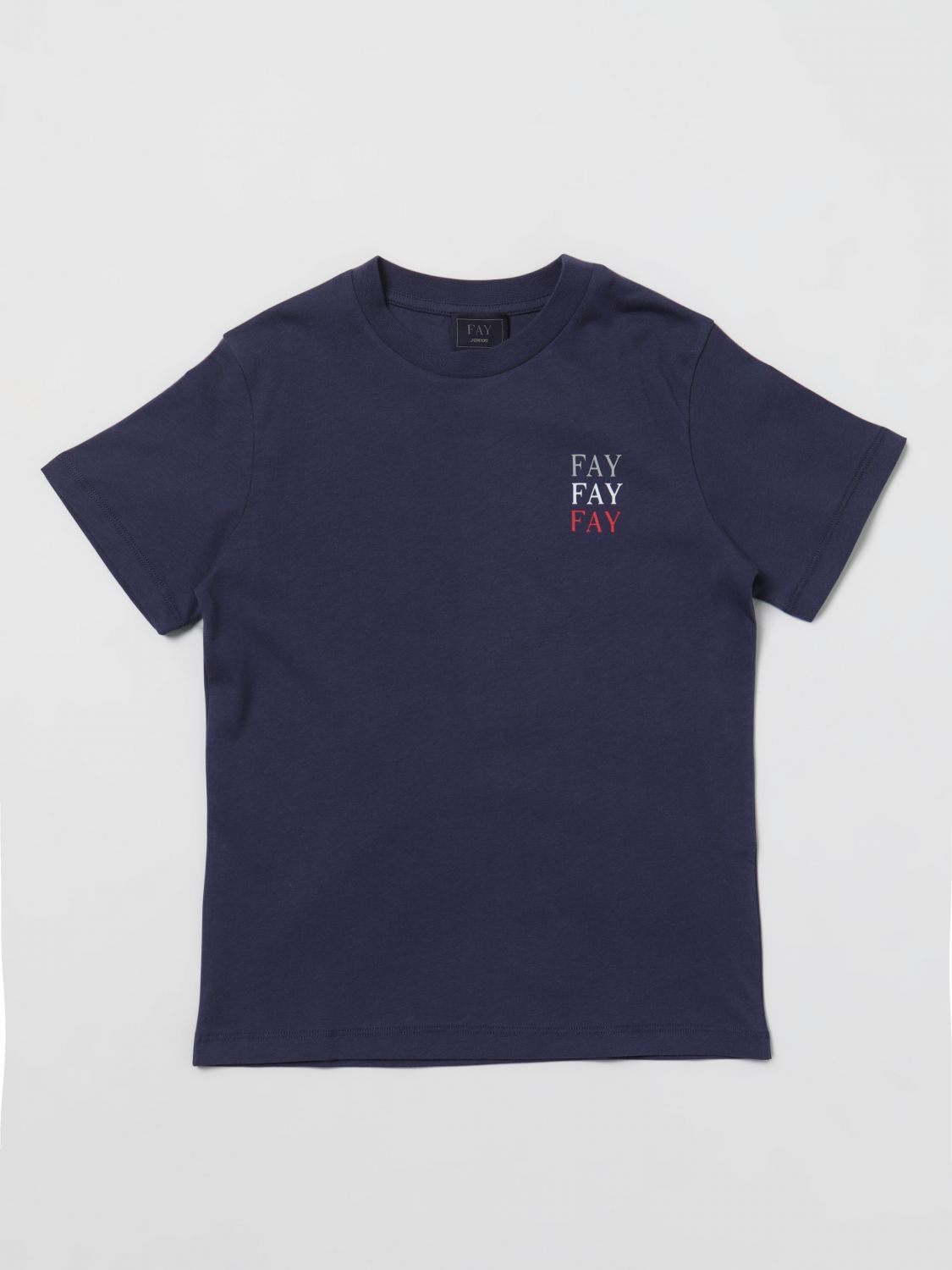 Fay Junior T-Shirt FAY JUNIOR Kids colour Blue