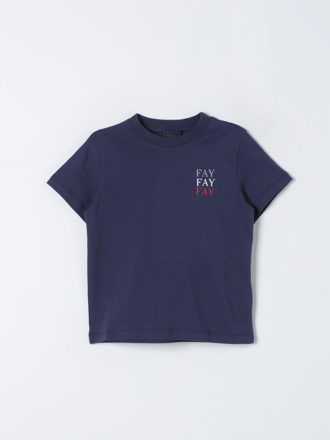 Fay Junior T-Shirt FAY JUNIOR Kids colour Blue