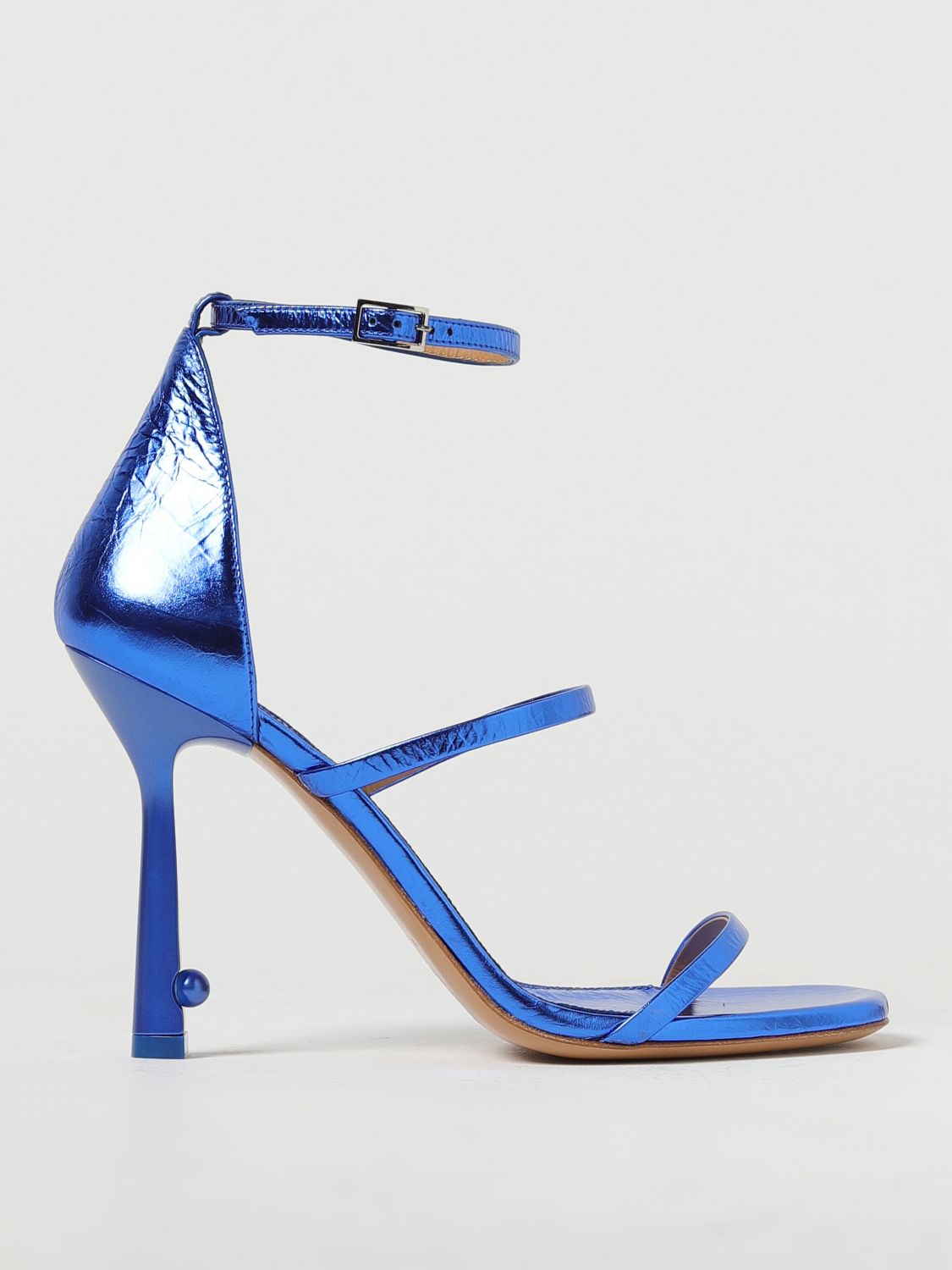 OFF-WHITE Heeled Sandals OFF-WHITE Woman colour Blue