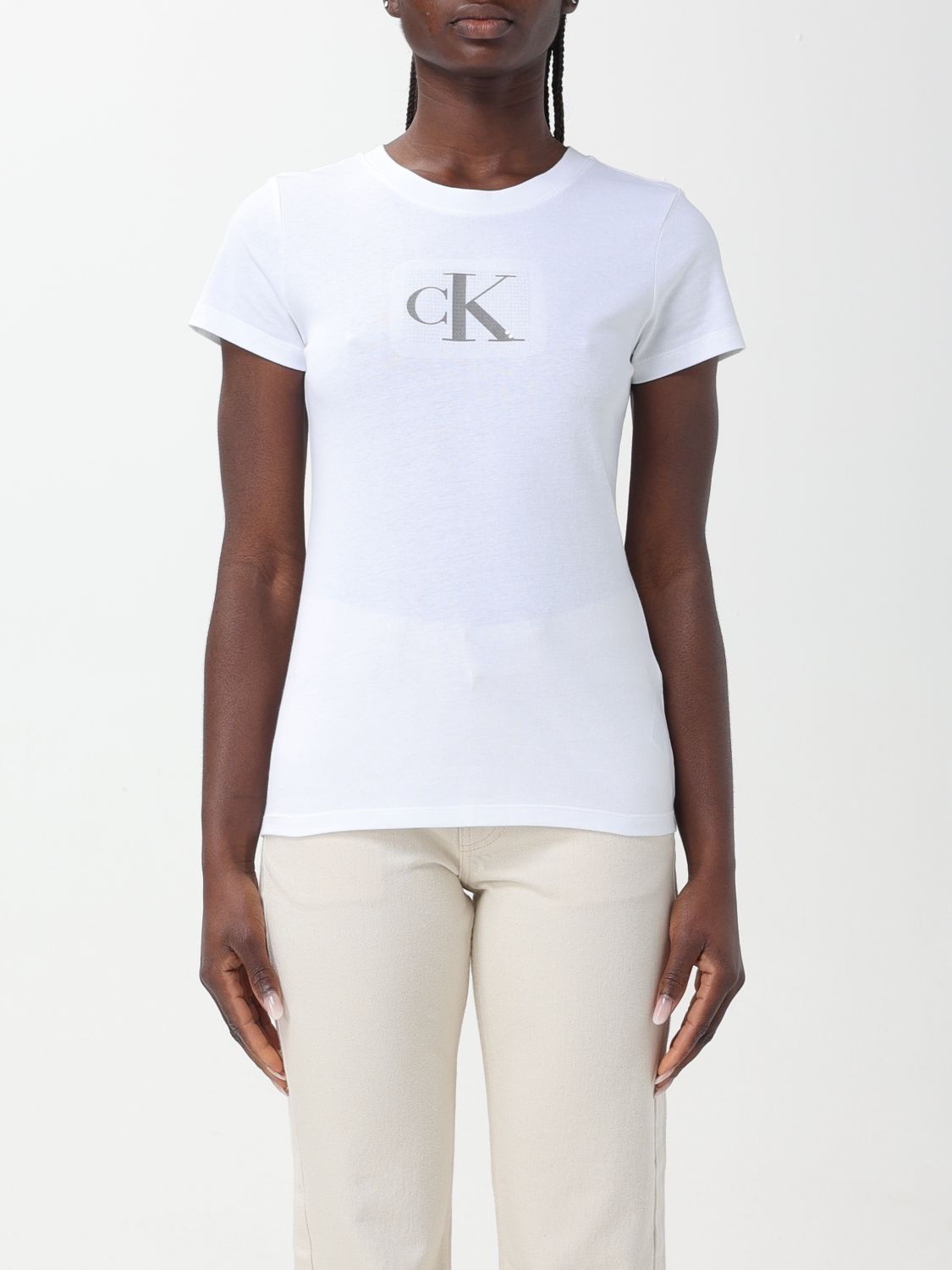 Ck Jeans T-Shirt CK JEANS Woman colour White