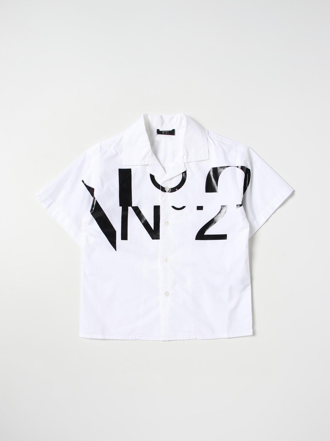 N° 21 Shirt N° 21 Kids colour White