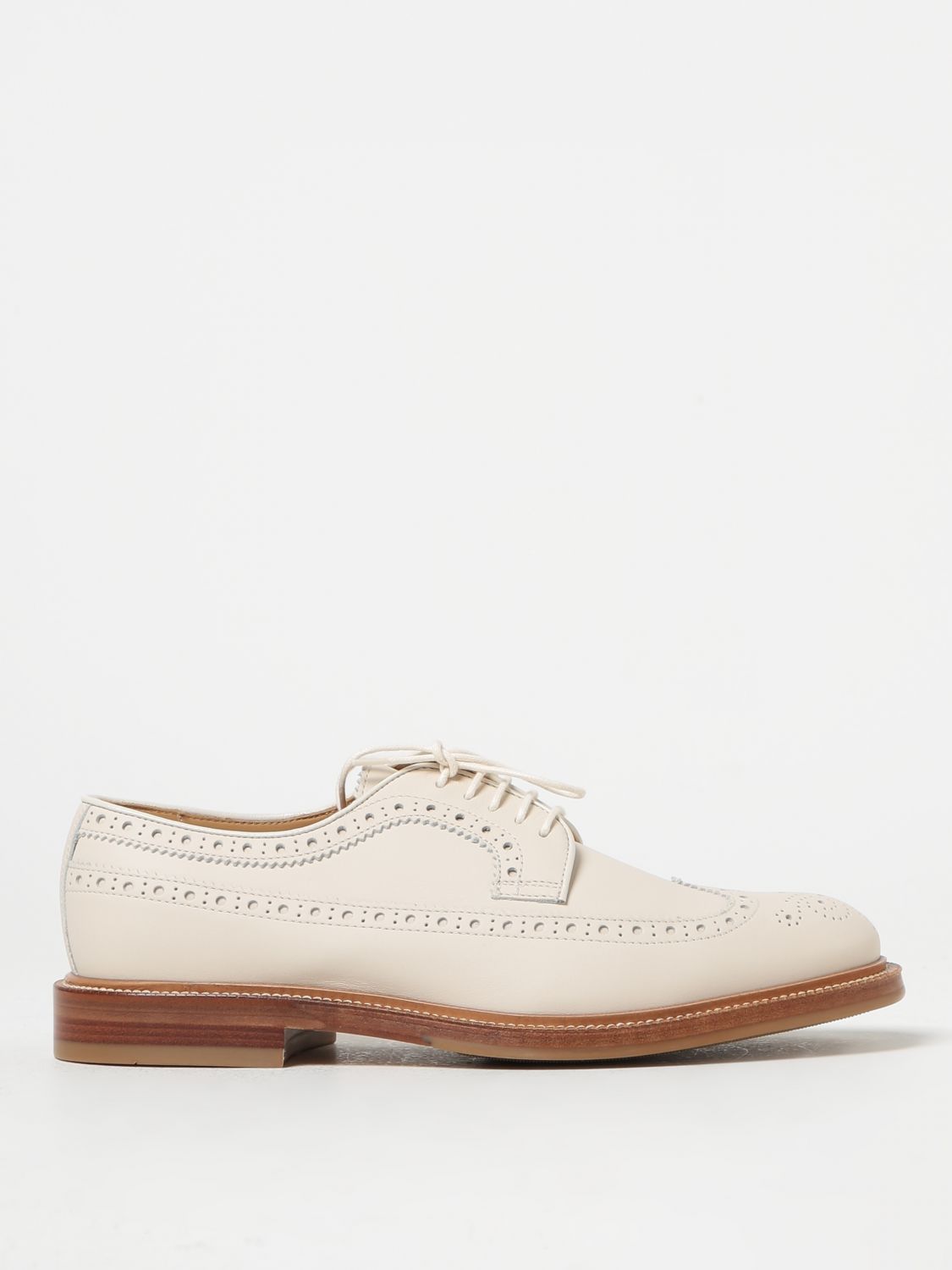 Brunello Cucinelli Brogue Shoes BRUNELLO CUCINELLI Men colour Ivory