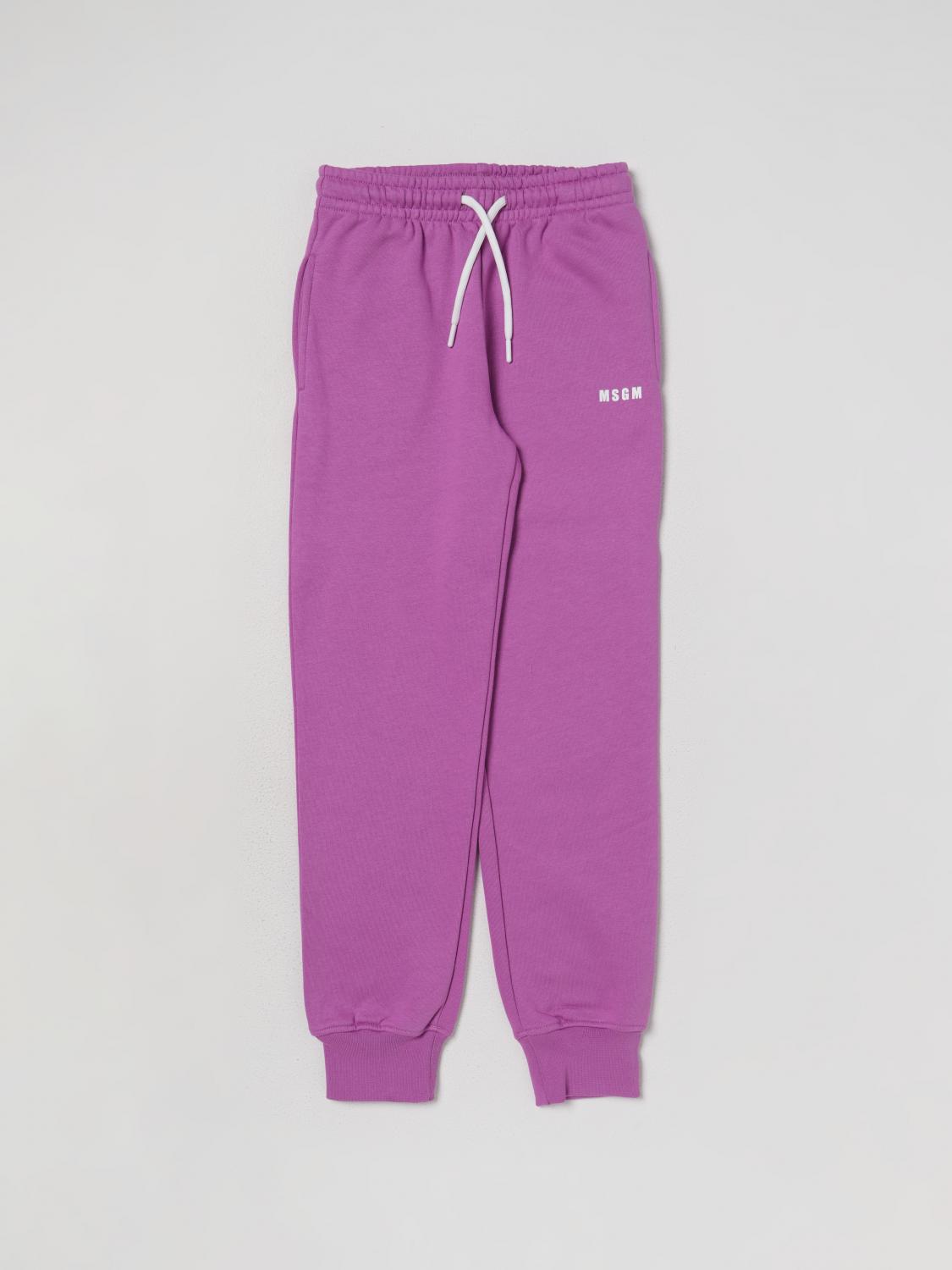 Msgm Kids Trousers MSGM KIDS Kids colour Lilac