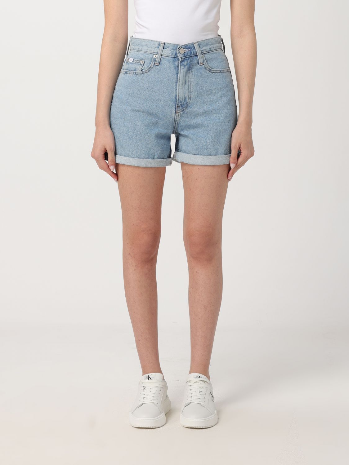 Ck Jeans Short CK JEANS Woman color Denim