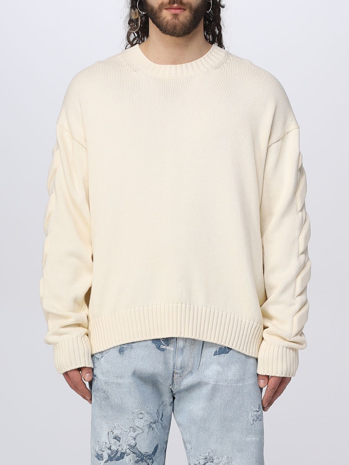 OFF-WHITE Jumper OFF-WHITE Men colour Beige