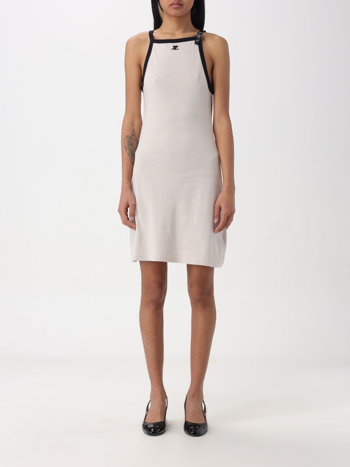 Courrèges Dress COURRÈGES Woman colour Beige