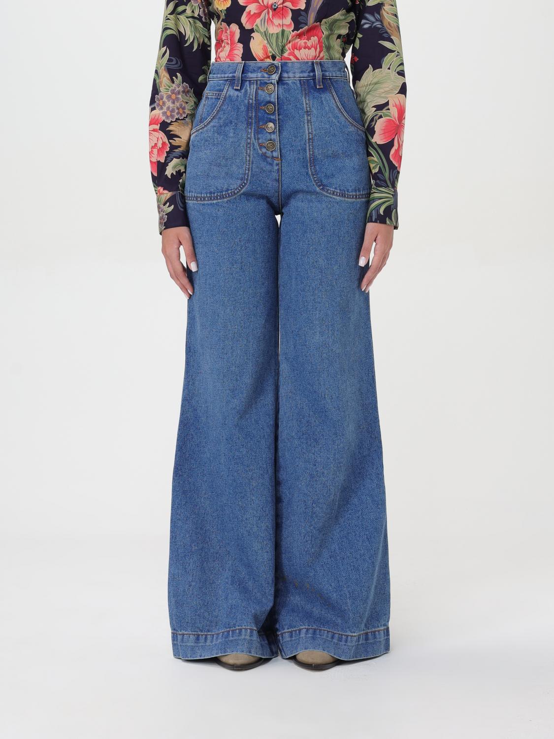 Etro Jeans ETRO Woman color Blue