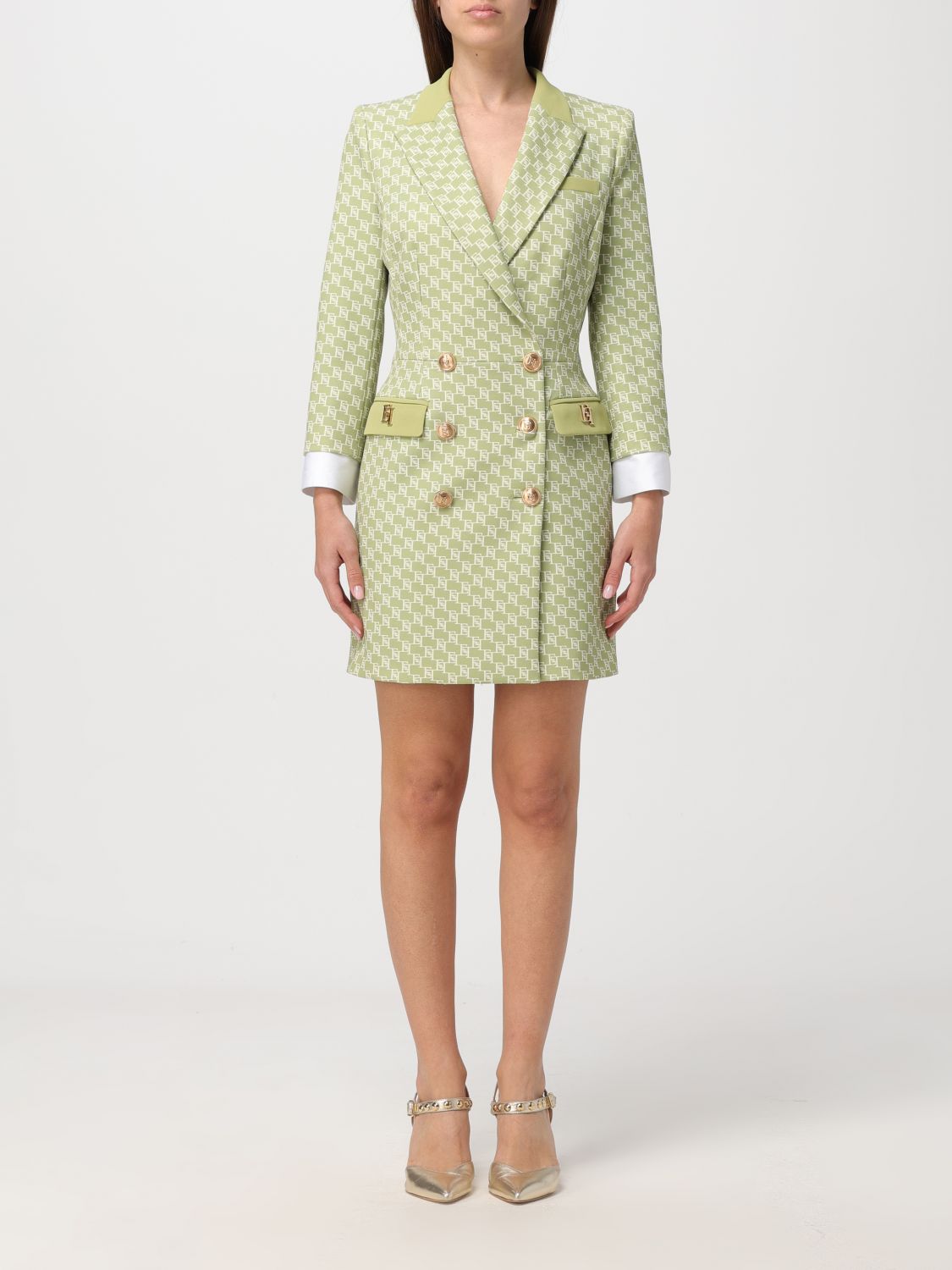 Elisabetta Franchi Dress ELISABETTA FRANCHI Woman colour Pistachio