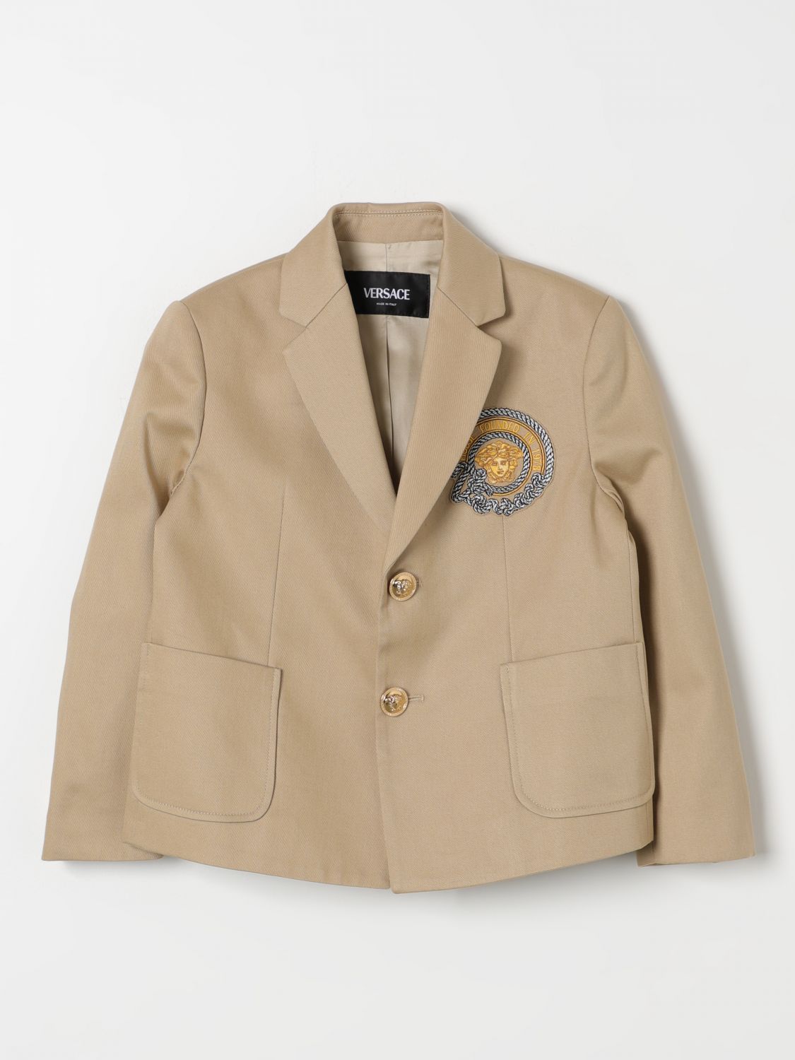 Young Versace Jacket YOUNG VERSACE Kids color Beige