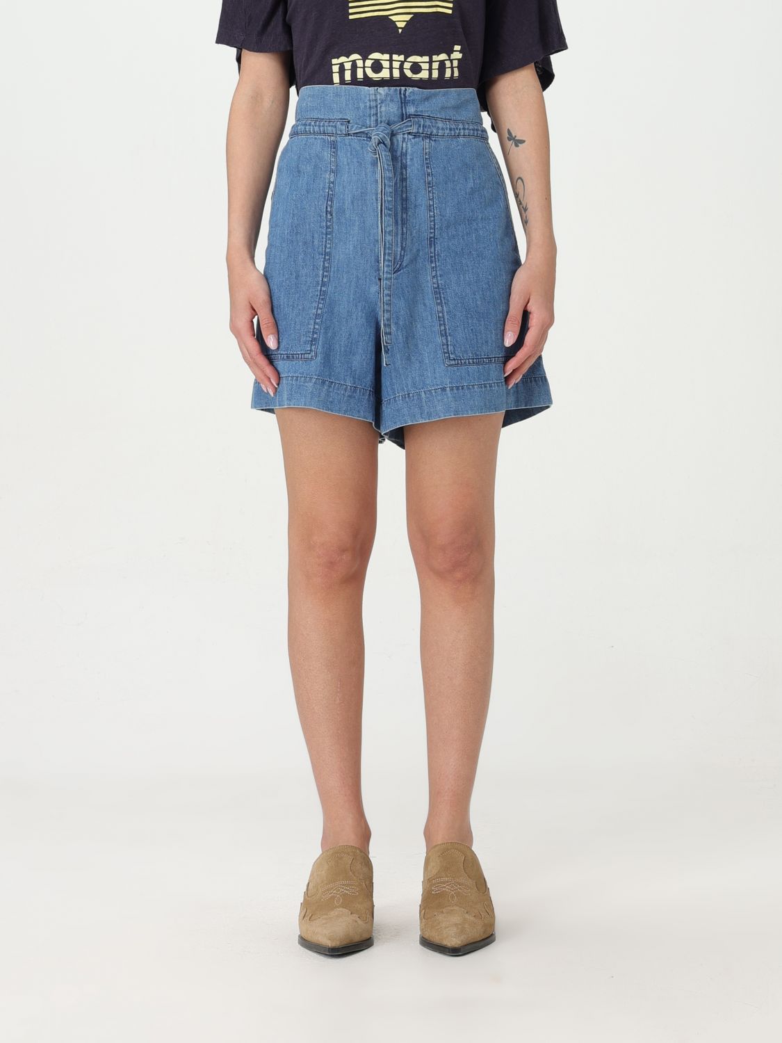 Isabel Marant Étoile Short ISABEL MARANT ETOILE Woman colour Blue