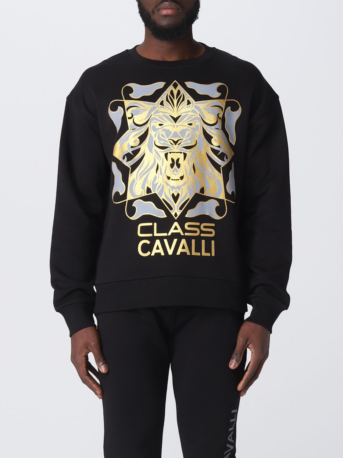 Class Roberto Cavalli Sweatshirt CLASS ROBERTO CAVALLI Men colour Black