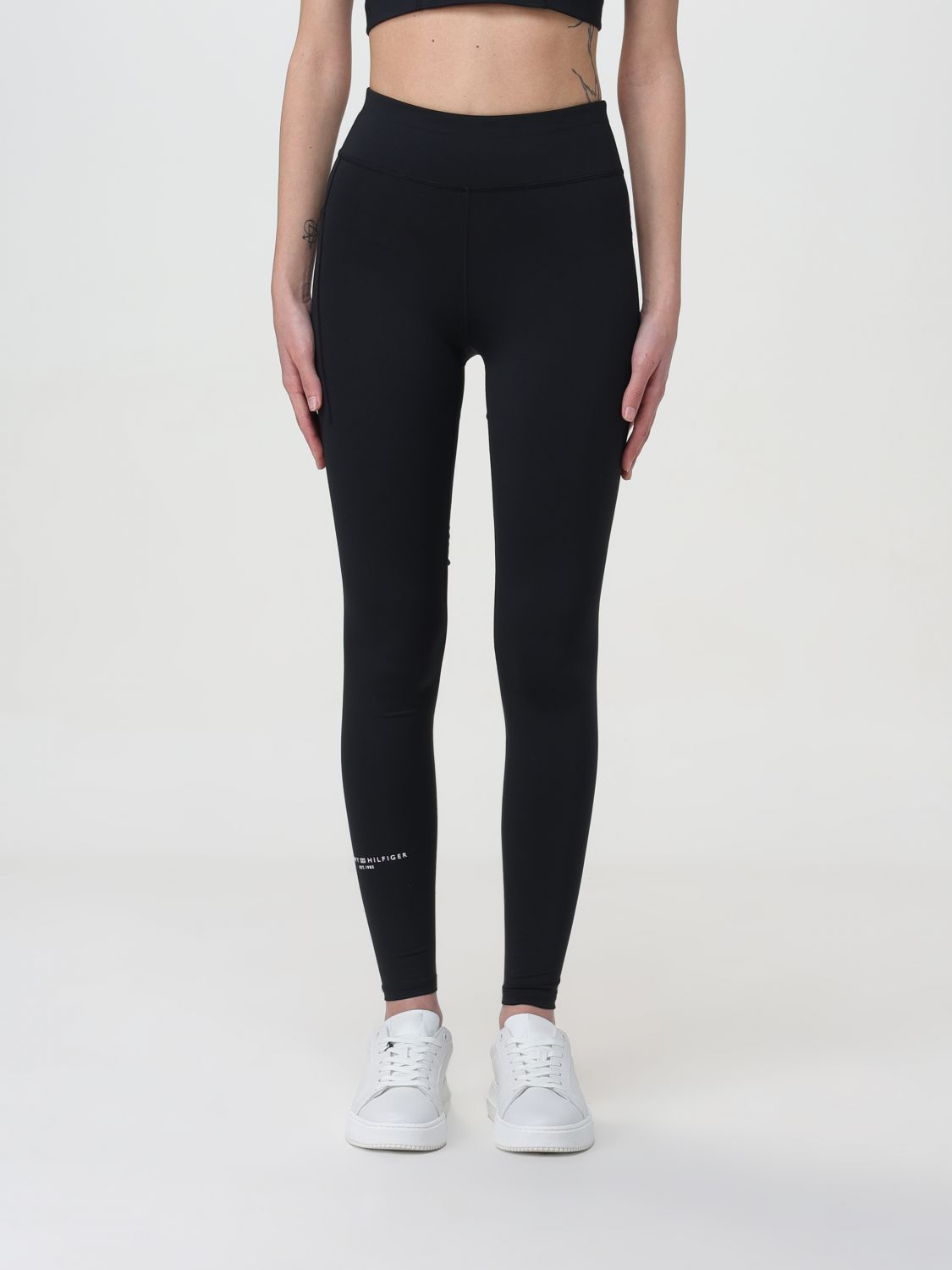 Tommy Hilfiger Trousers TOMMY HILFIGER Woman colour Black