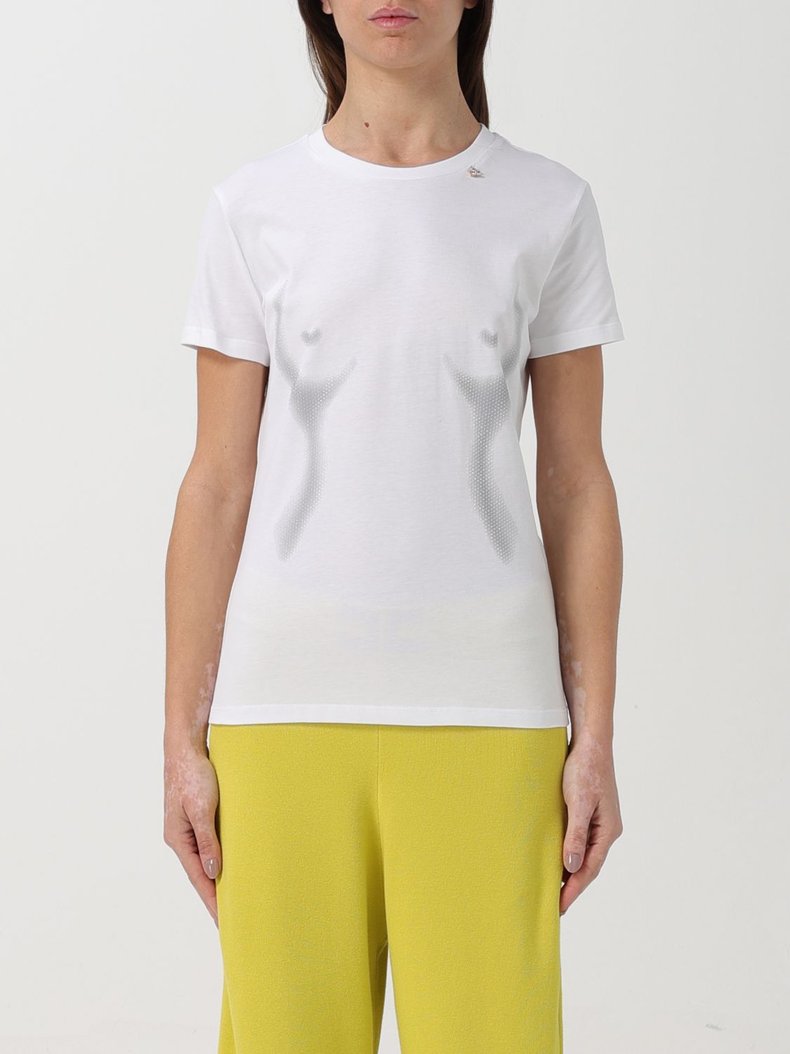 Elisabetta Franchi T-Shirt ELISABETTA FRANCHI Woman colour White