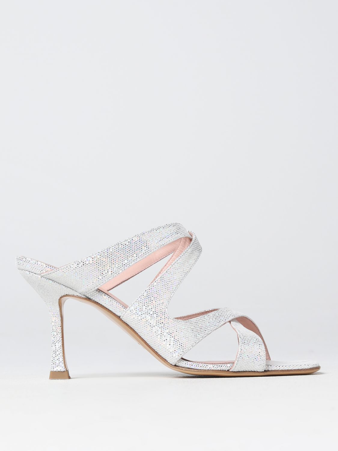 Anna F. Heeled Sandals ANNA F. Woman colour Silver