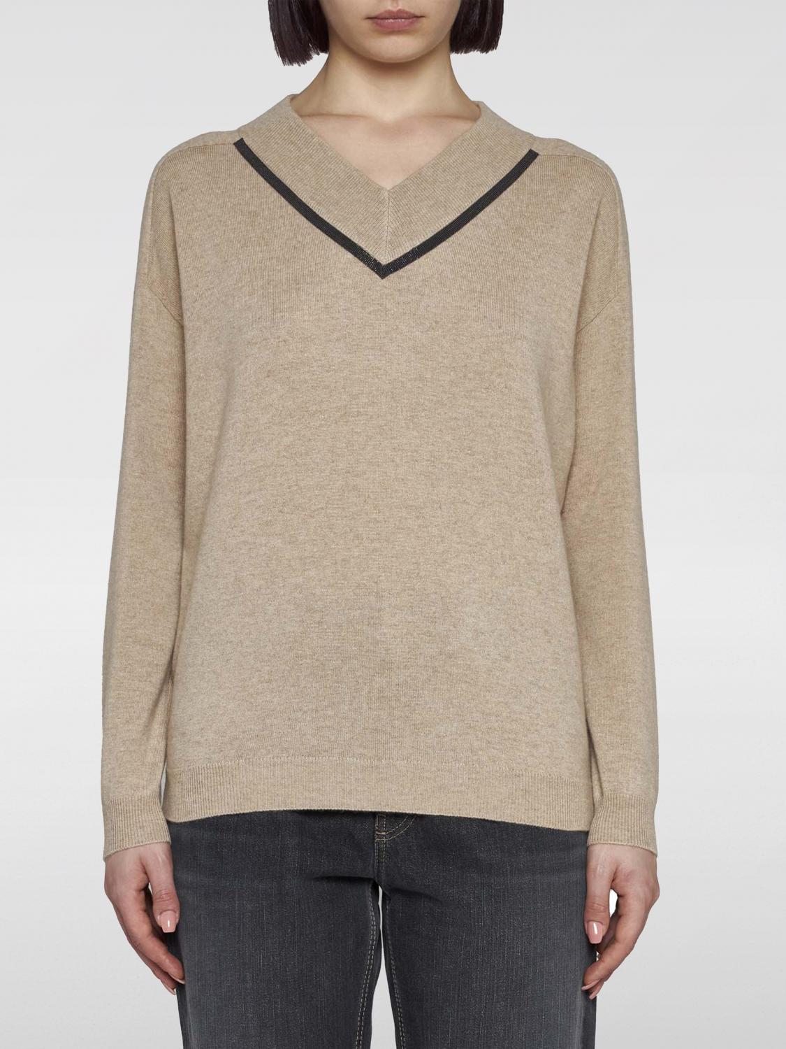 Brunello Cucinelli Sweater BRUNELLO CUCINELLI Woman color Camel